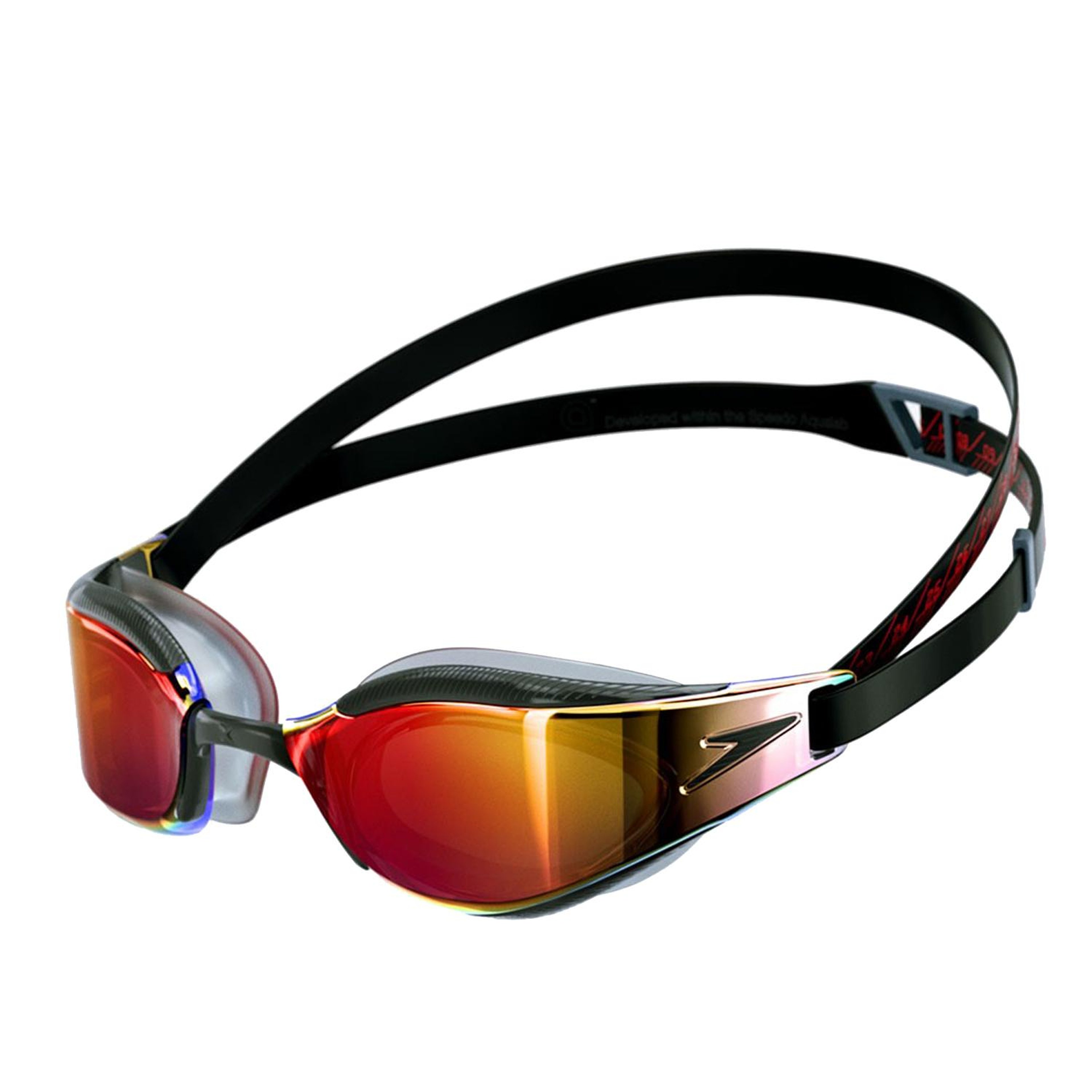 Speedo Fastskin Hyper Elite Mir Au Blkgold Unisex Siyah Yüzücü Gözlüğü