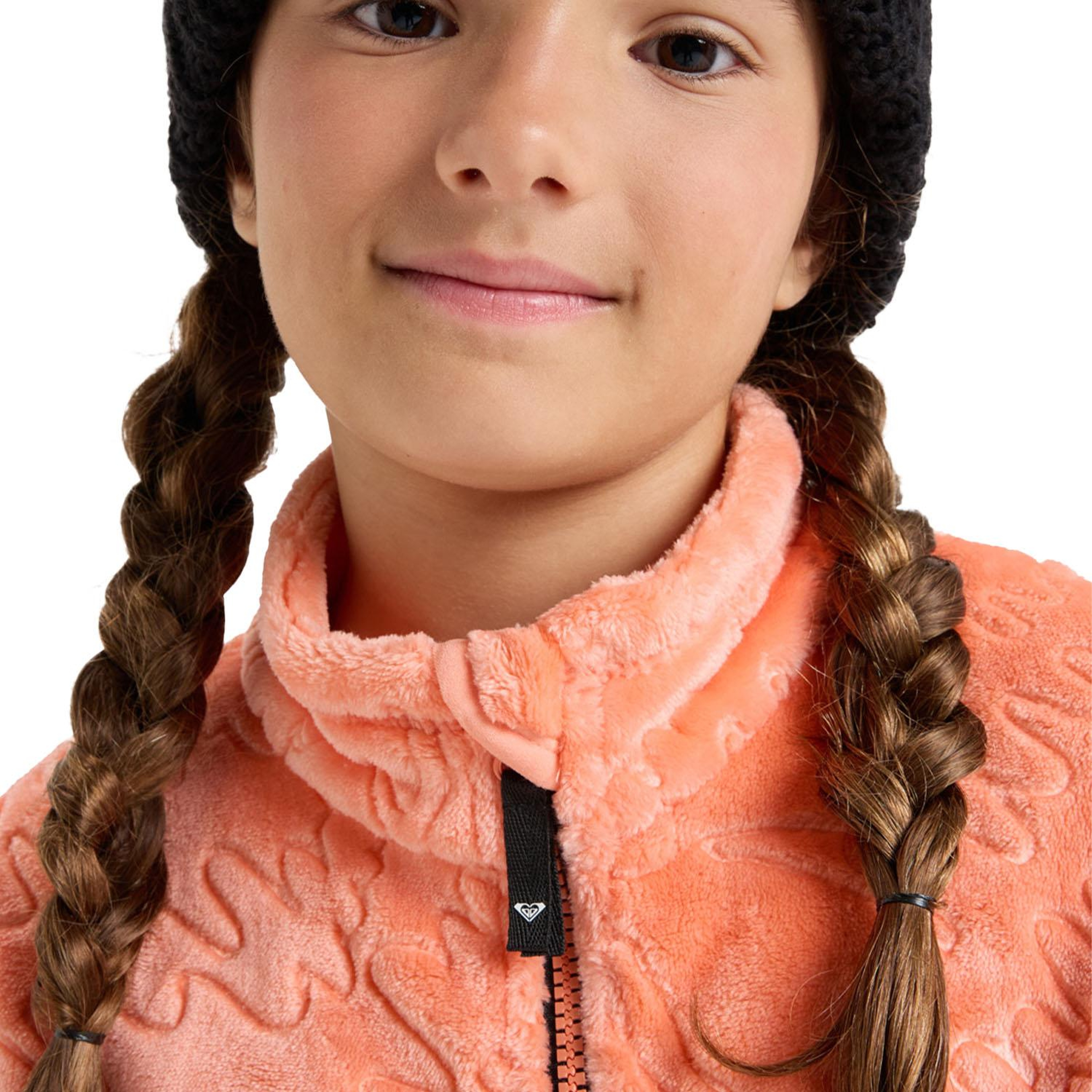 Roxy Igloo Kız Çocuk Turuncu Polar Ceket