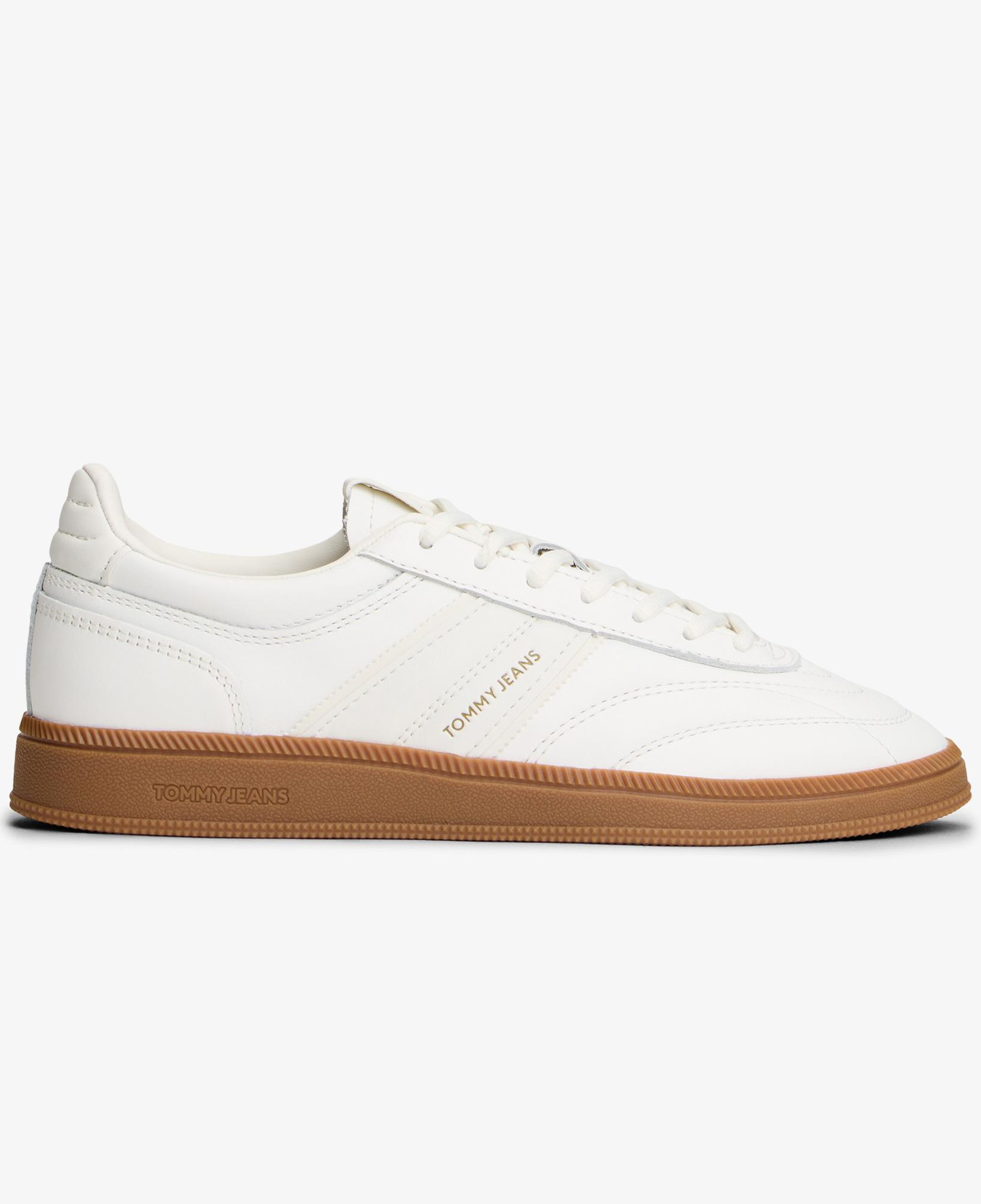 Tommy Hilfiger The Greenwich Edge Leather Kadın Beyaz Spor Ayakkabı