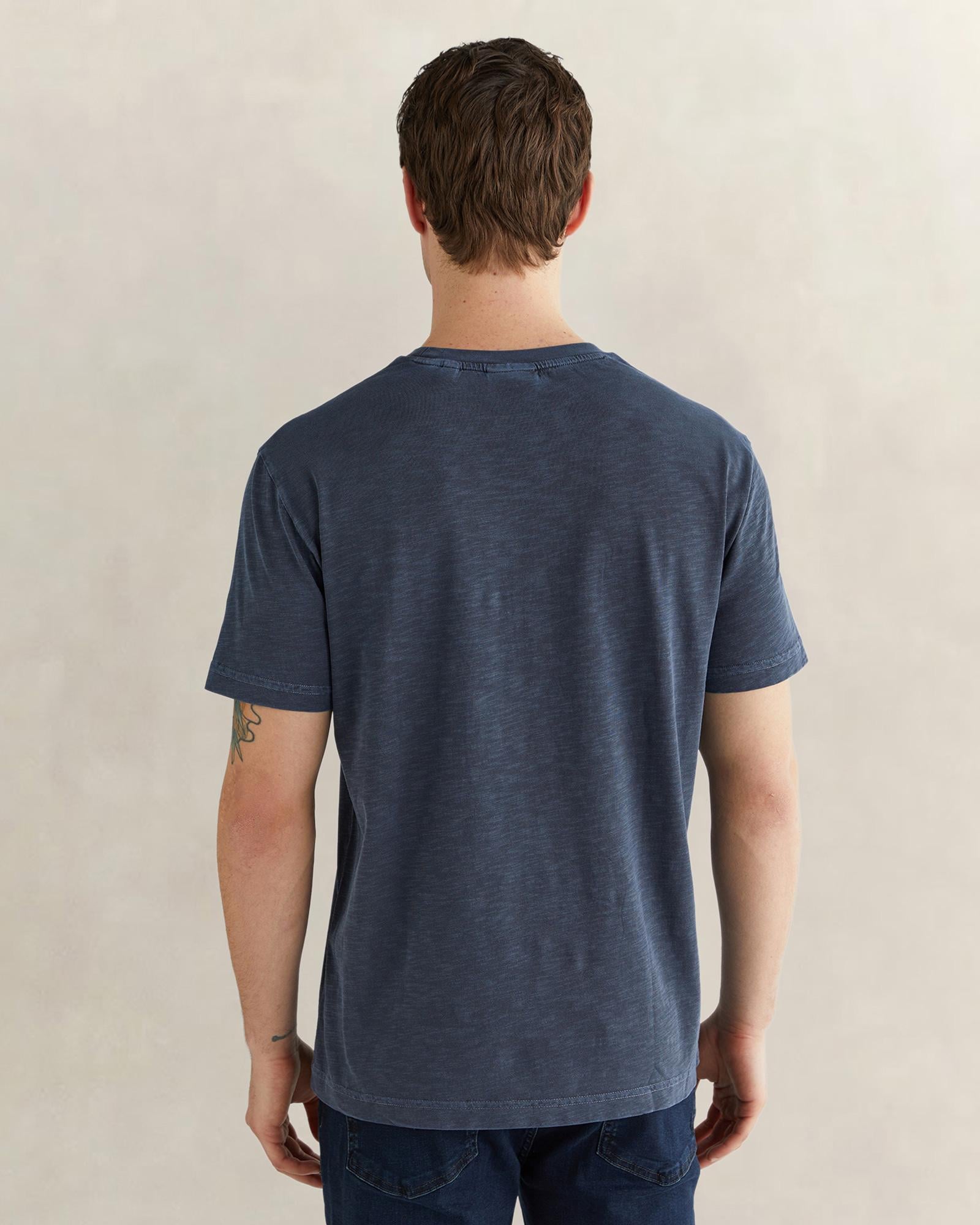 GANT Erkek Lacivert Kısa Kollu T-Shirt