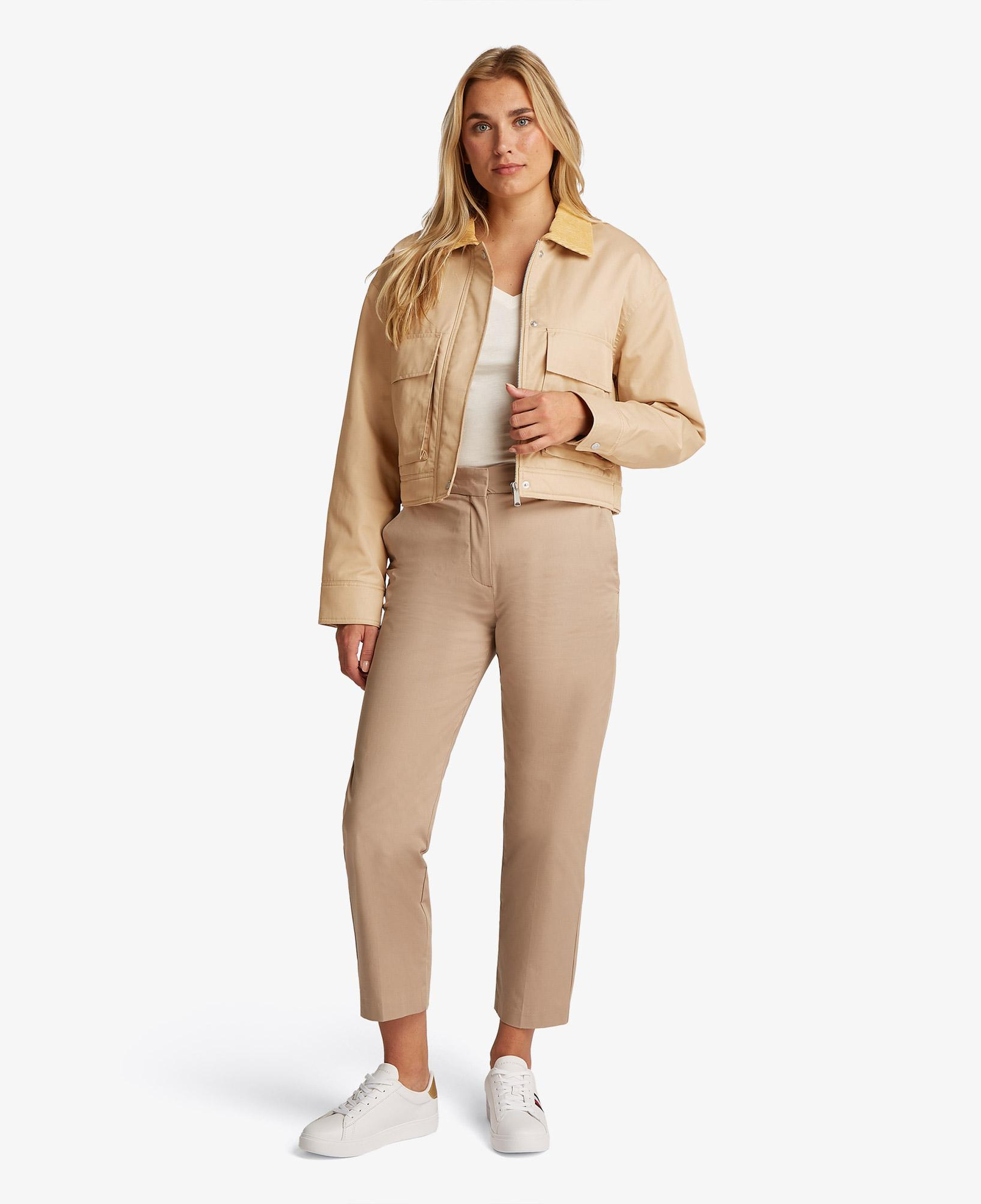 Tommy Hilfiger Tjw Twill With Cord Kadın Kahverengi Ceket