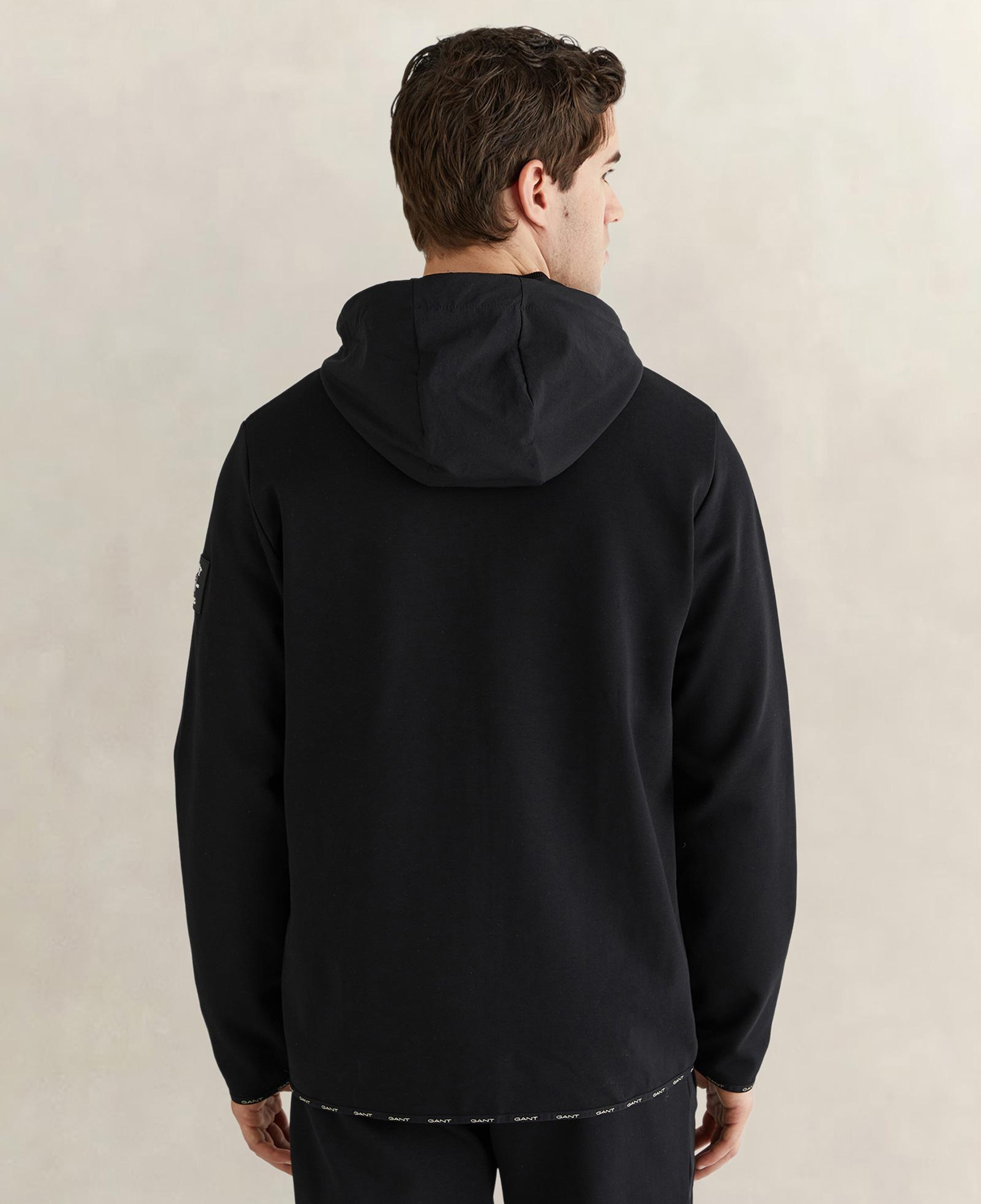 GANT Erkek Siyah Fermuarlı Sweatshirt