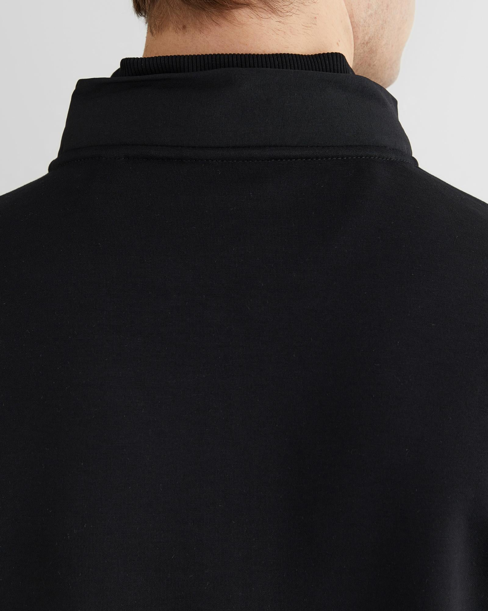 GANT Erkek Siyah Fermuarlı Sweatshirt