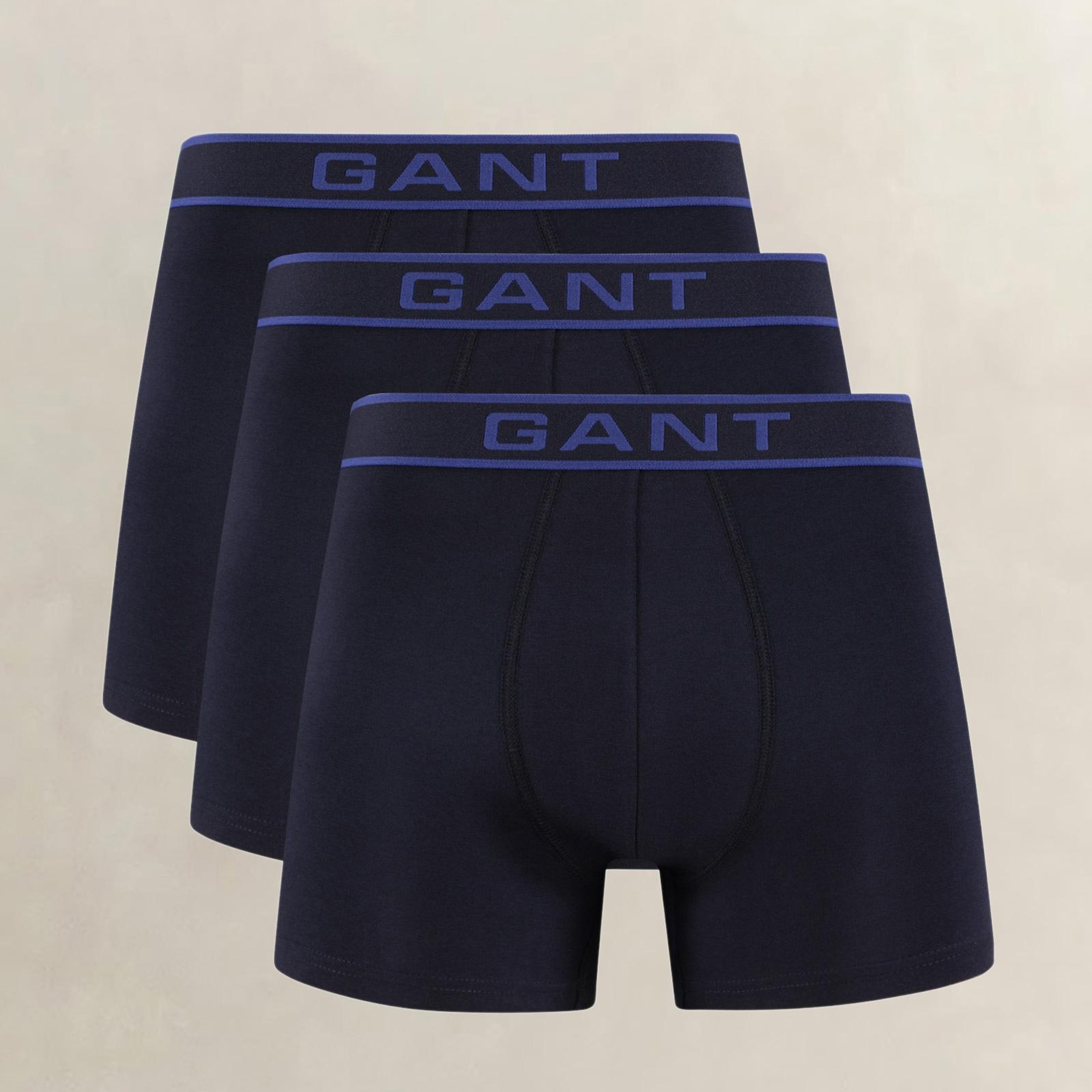GANT Erkek Lacivert Düz Boxer