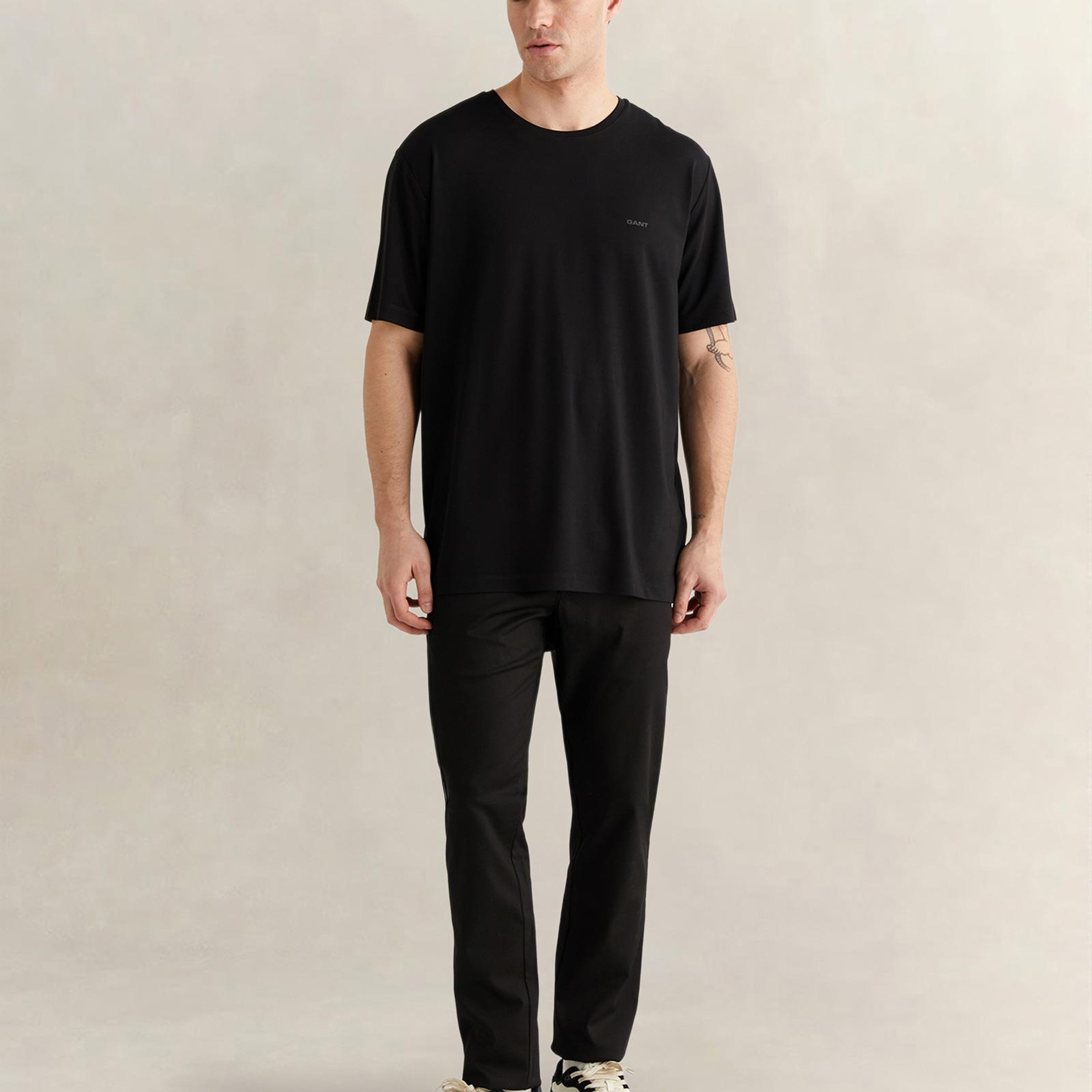 GANT Erkek Siyah Slim Fit Pantolon