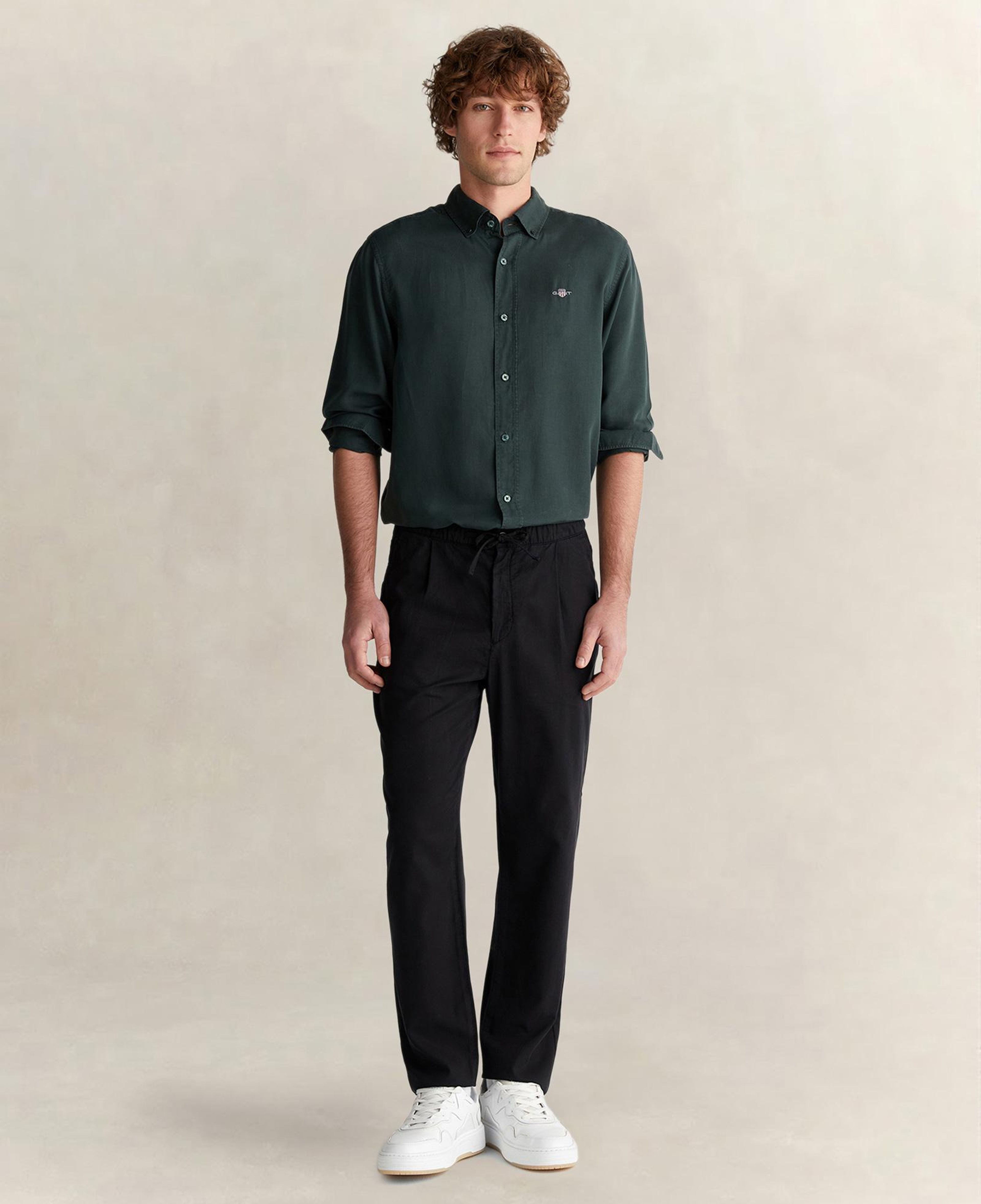 GANT Erkek Siyah Regular Fit Jogger Pantolon
