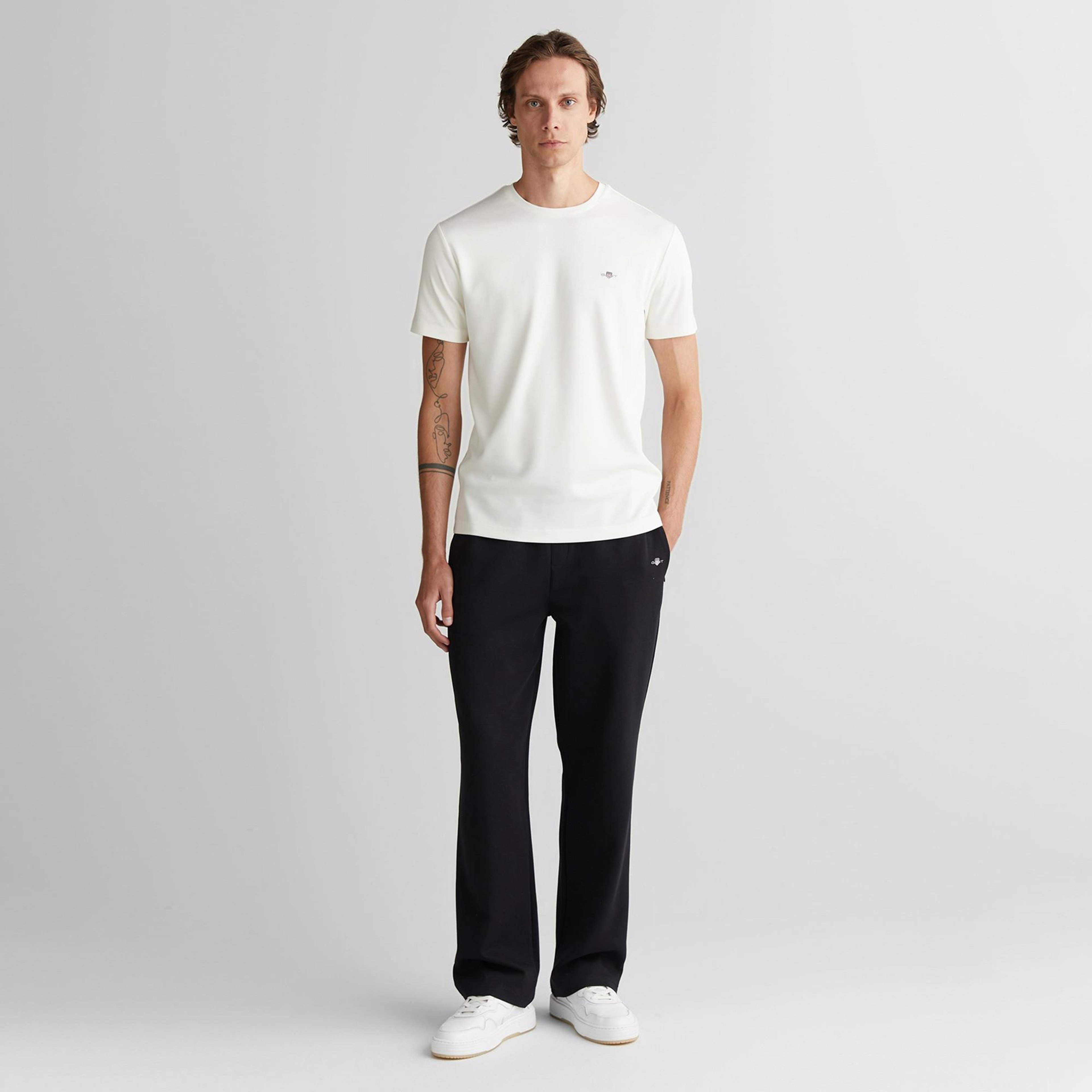 GANT Erkek Siyah Relaxed Fit Eşofman Altı
