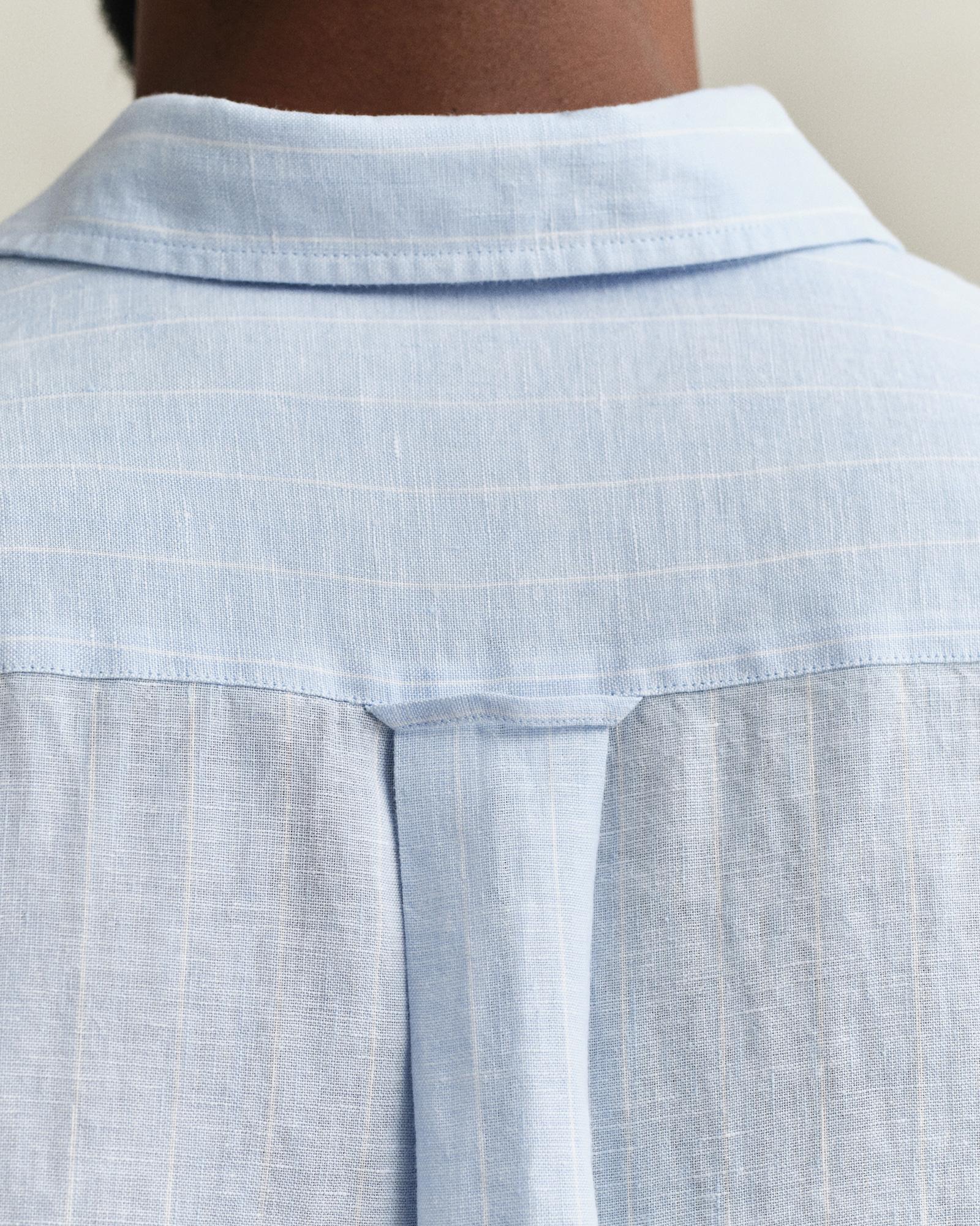 GANT Erkek Mavi Regular Fit Çizgili Gömlek