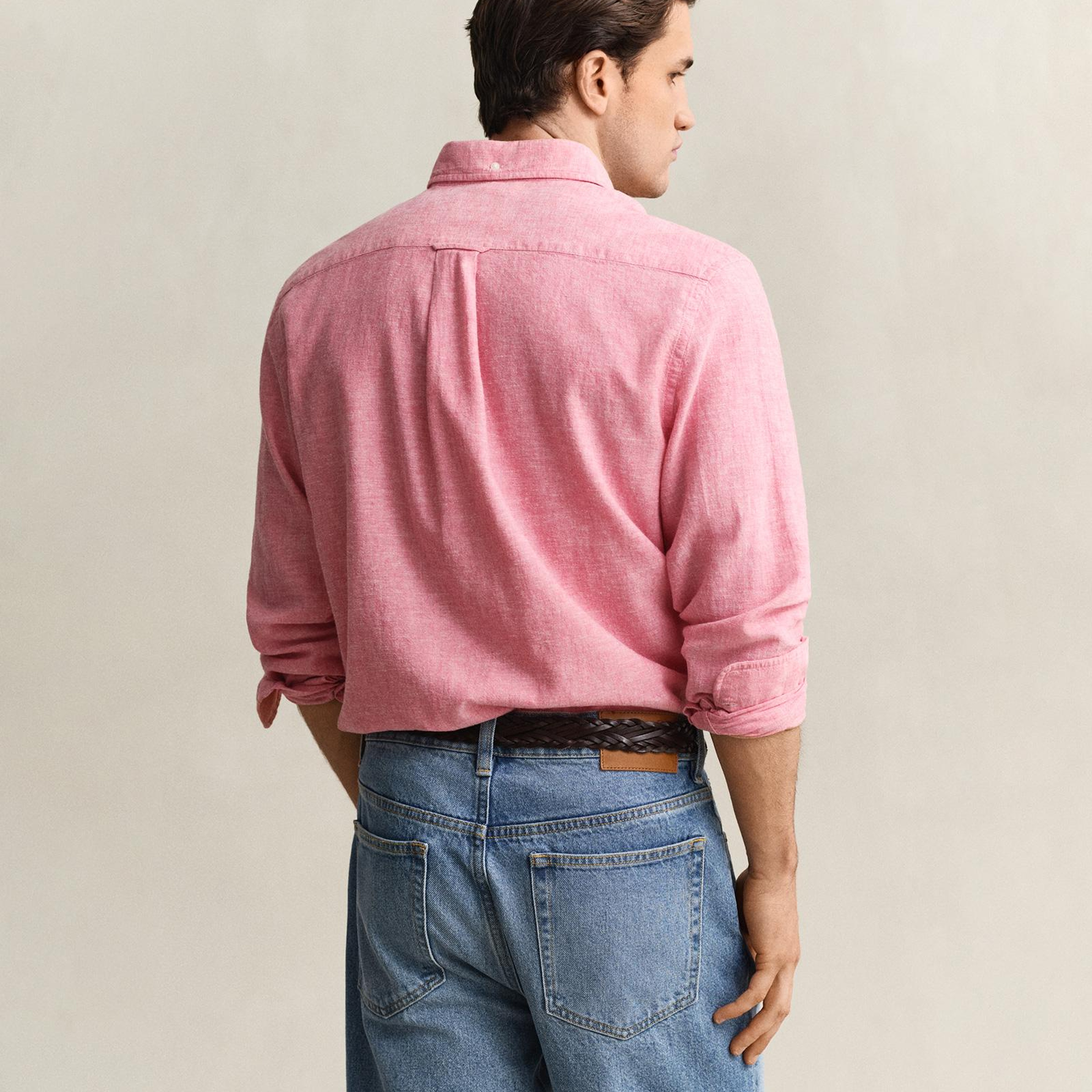 GANT Erkek Pembe Regular Fit Logolu Gömlek