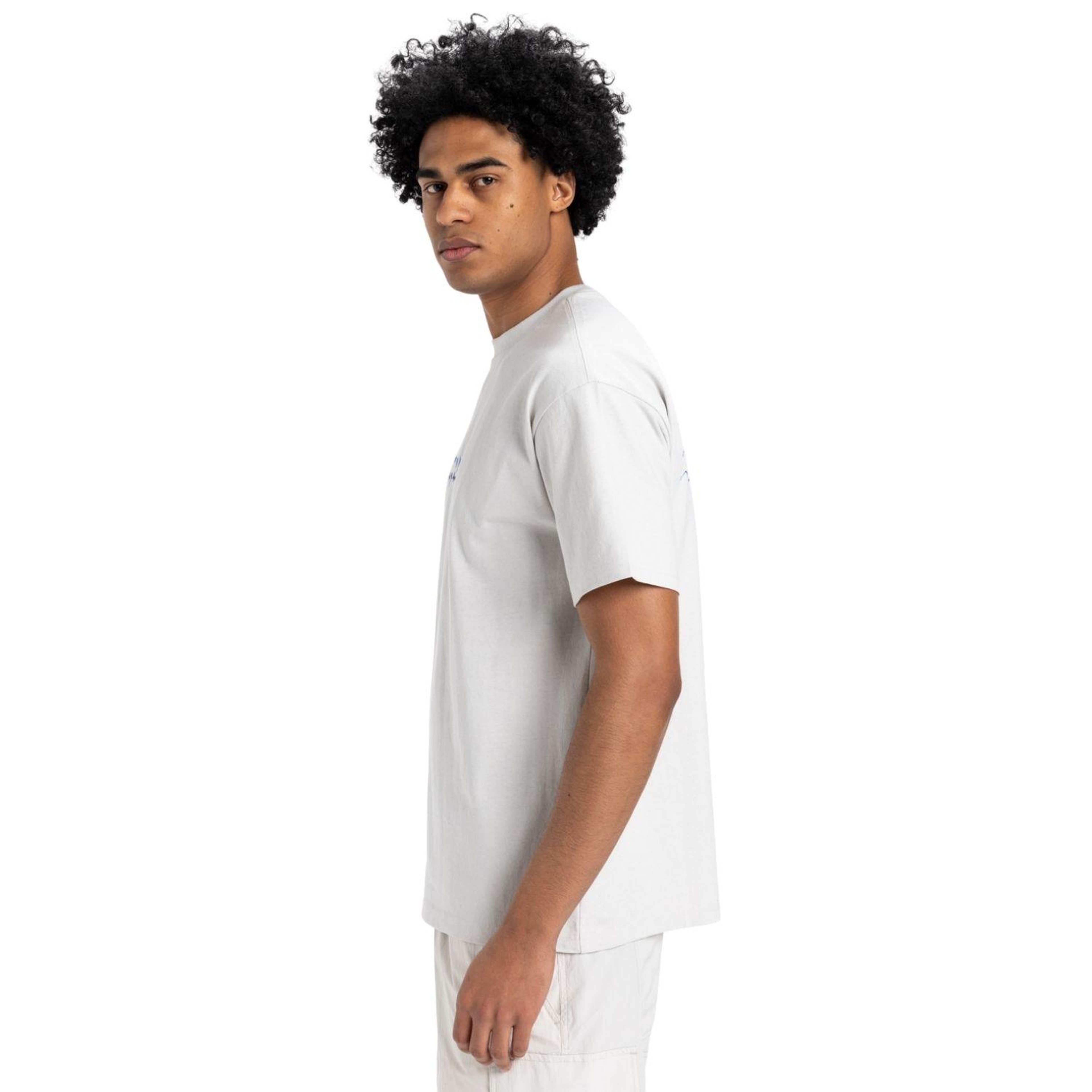 Quiksilver Mercury Chrome Lightning Erkek Beyaz Tişört