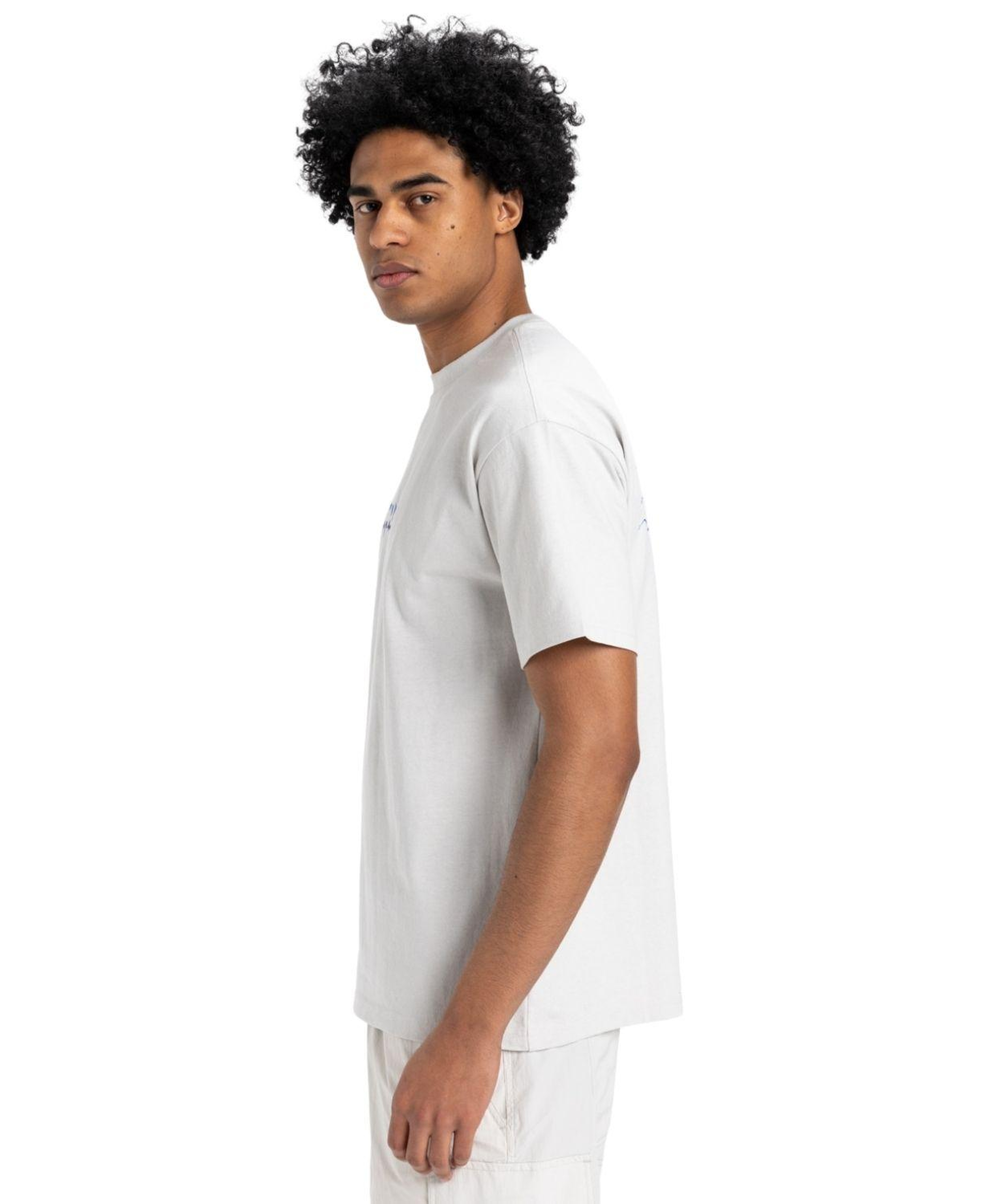 Quiksilver Mercury Chrome Lightning Erkek Beyaz Tişört