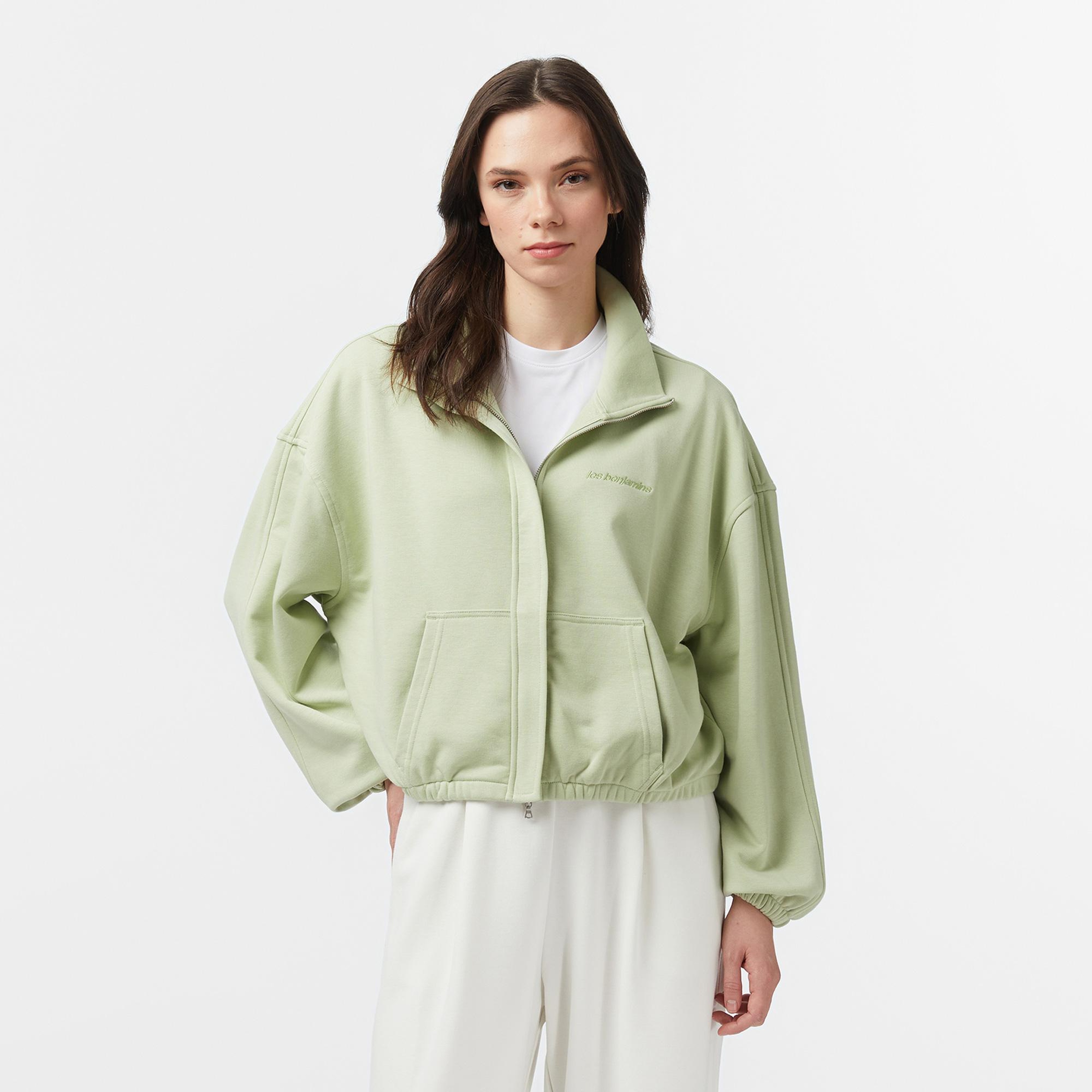 Les Benjamins Essentials 302 Kadın Yeşil Sweatshirt