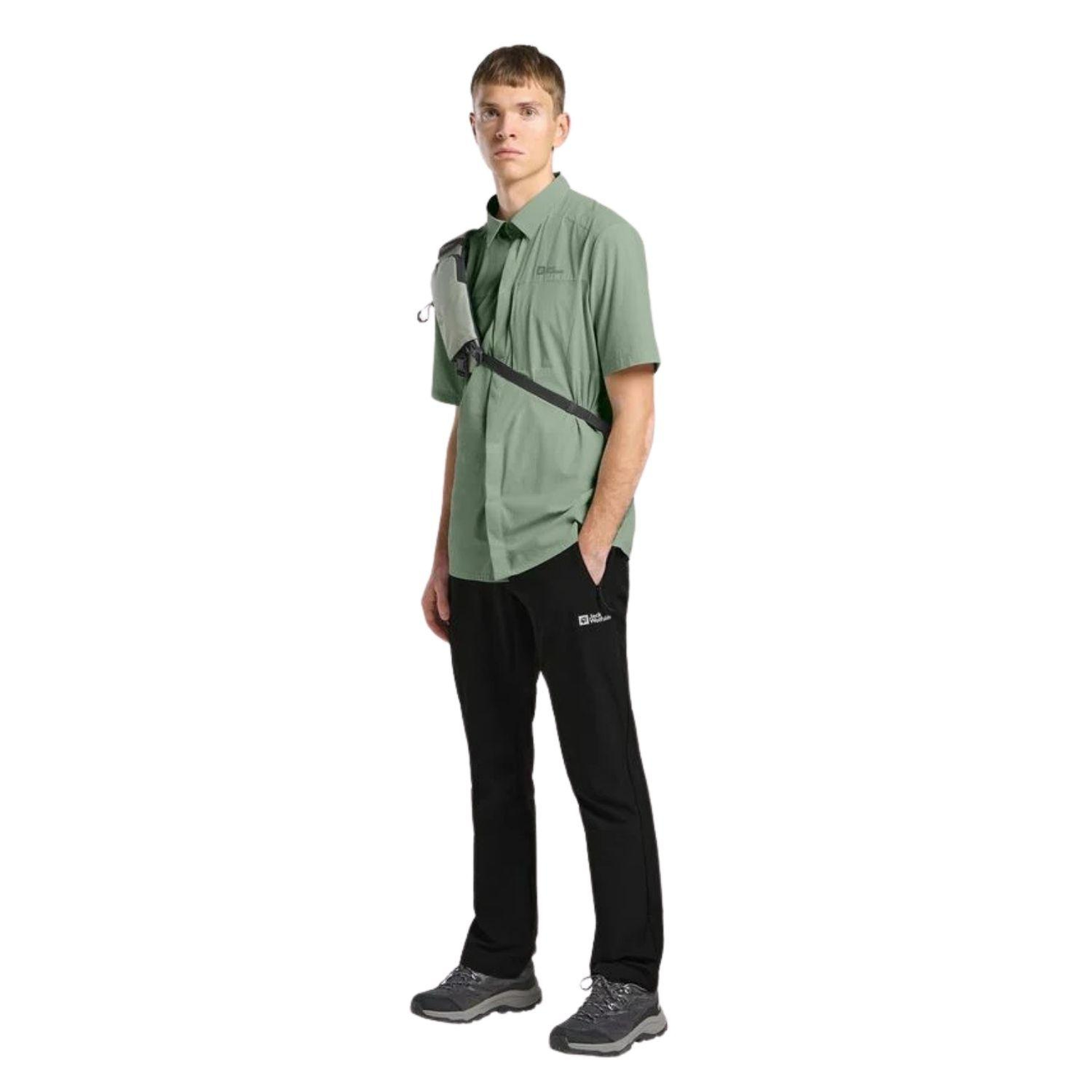 Jack Wolfskin Vandra Erkek Yeşil Gömlek
