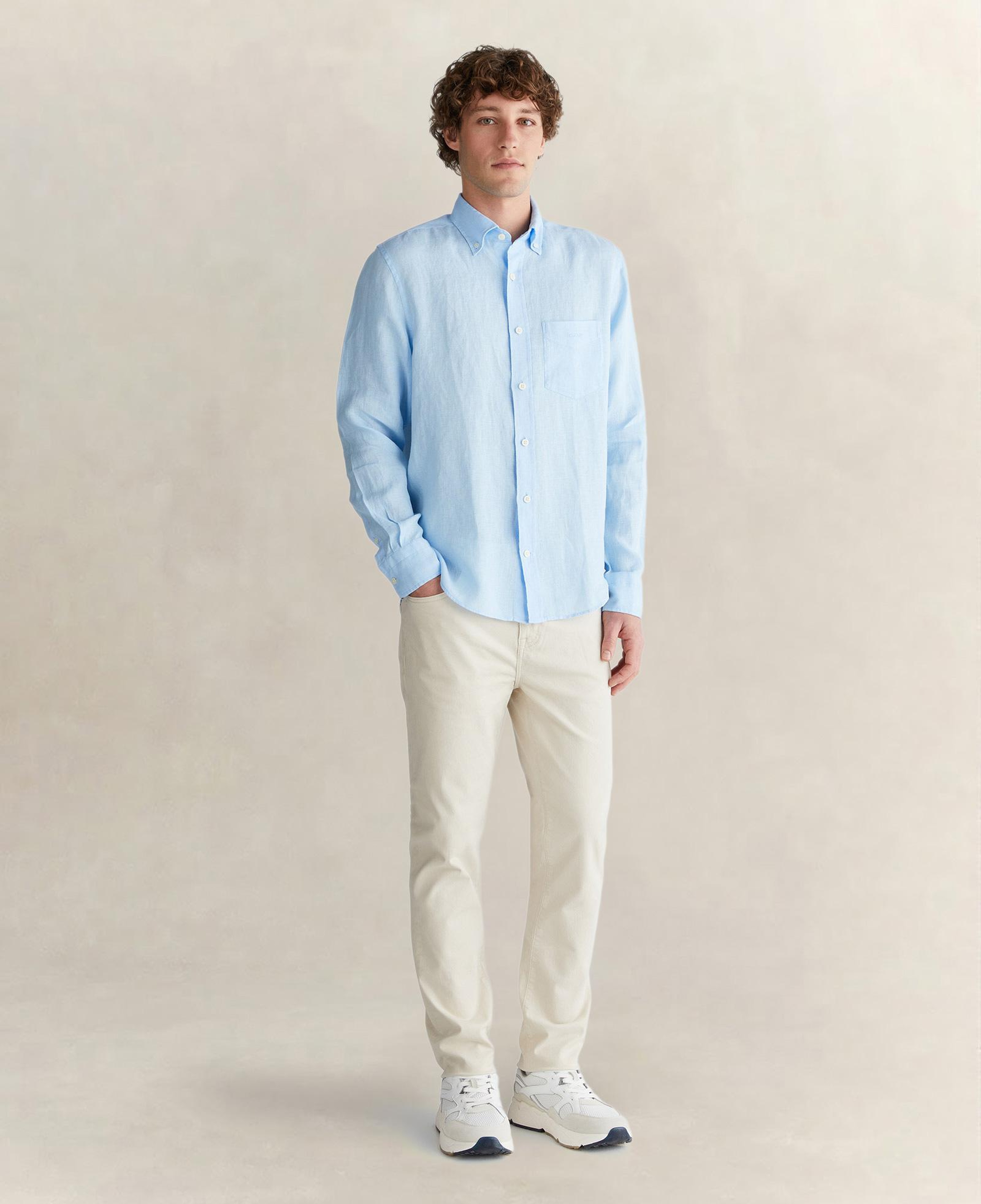 GANT Erkek Mavi Regular Fit Gömlek
