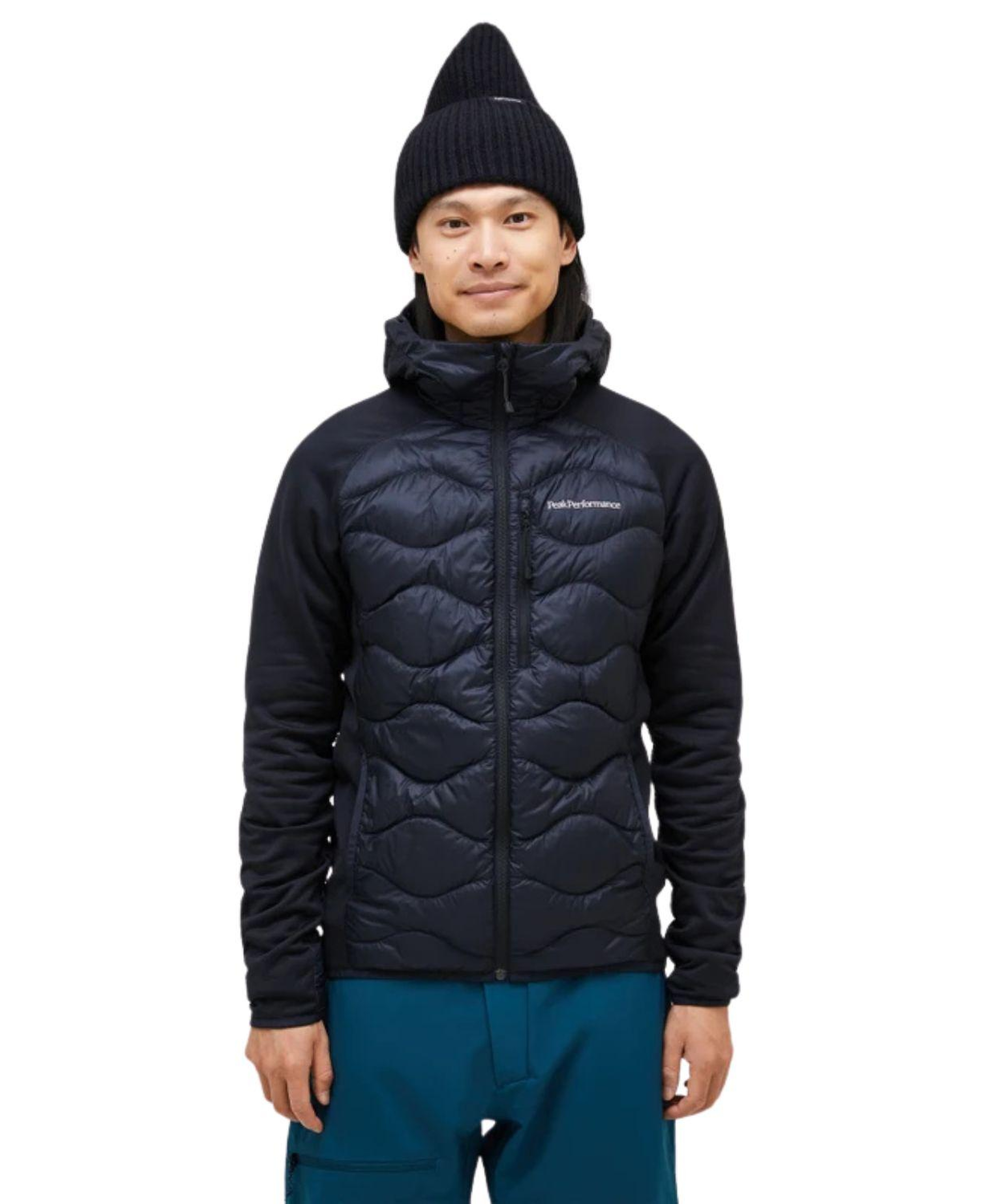 Peak Performance Helium Do Hybrid Hood Erkek Siyah Outdoor Ceketi
