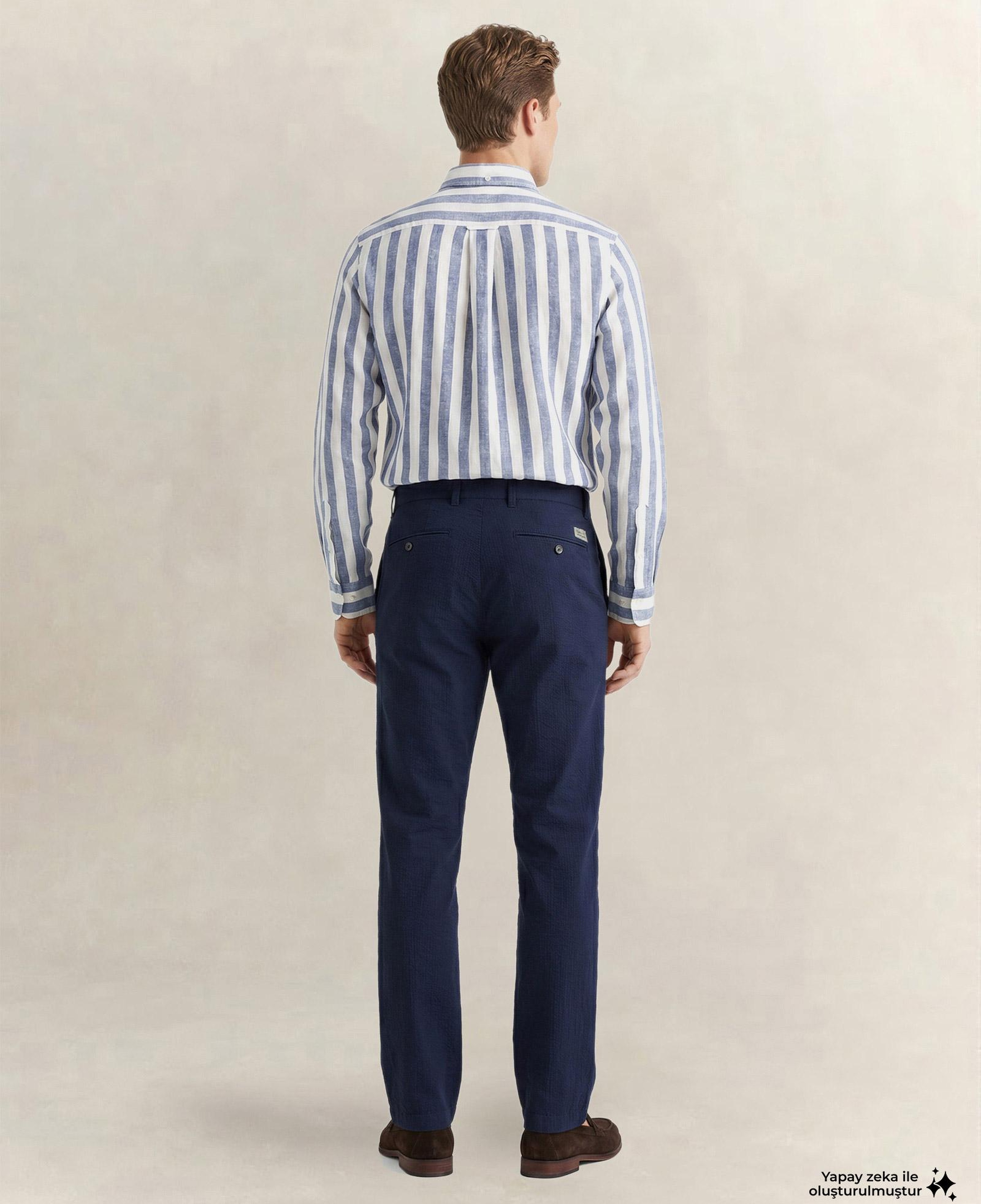 GANT Erkek Lacivert Regular Fit Pantolon