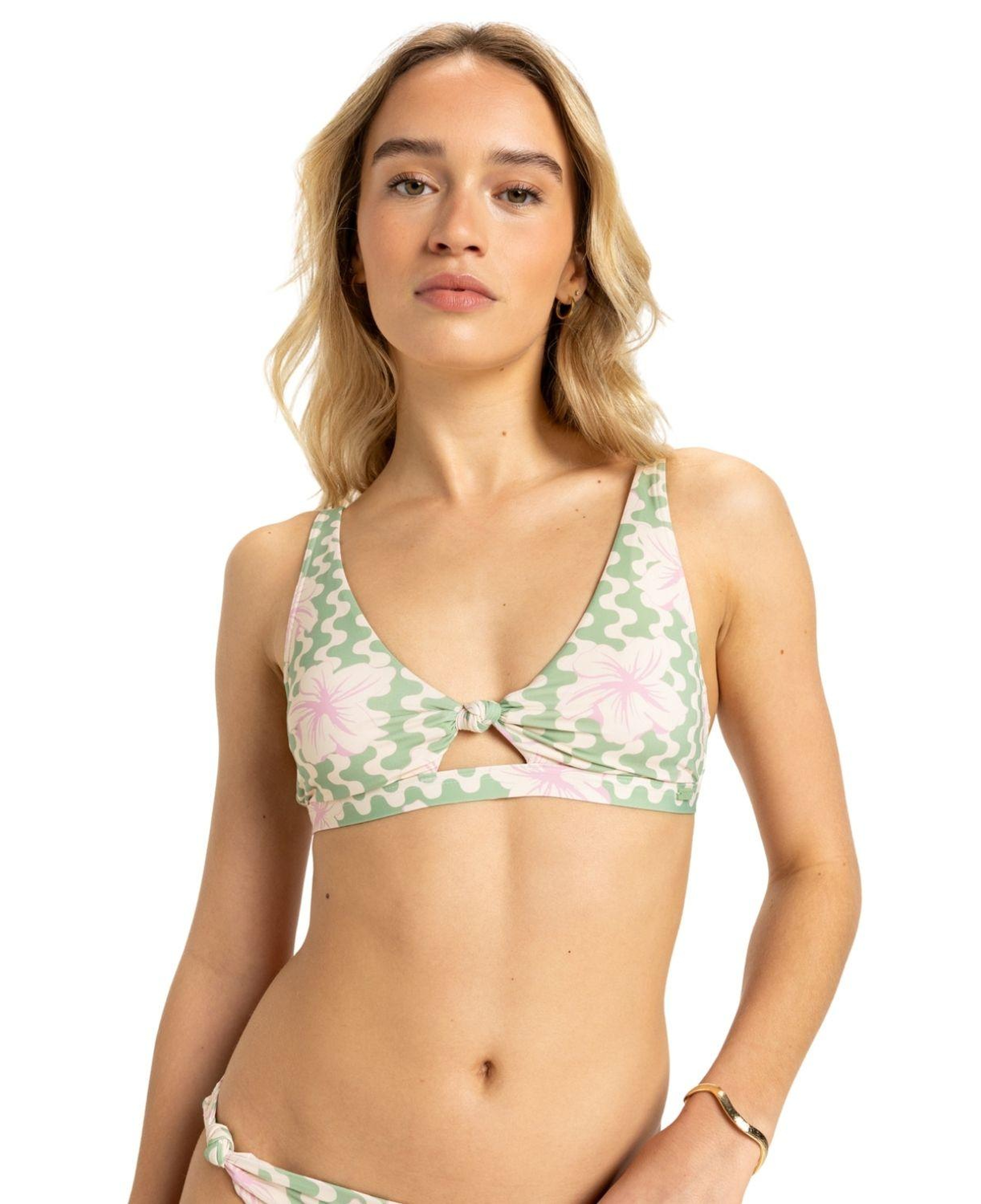 Roxy Hibiscus Daze Elong Tri Bra Kadın Bikini Üst