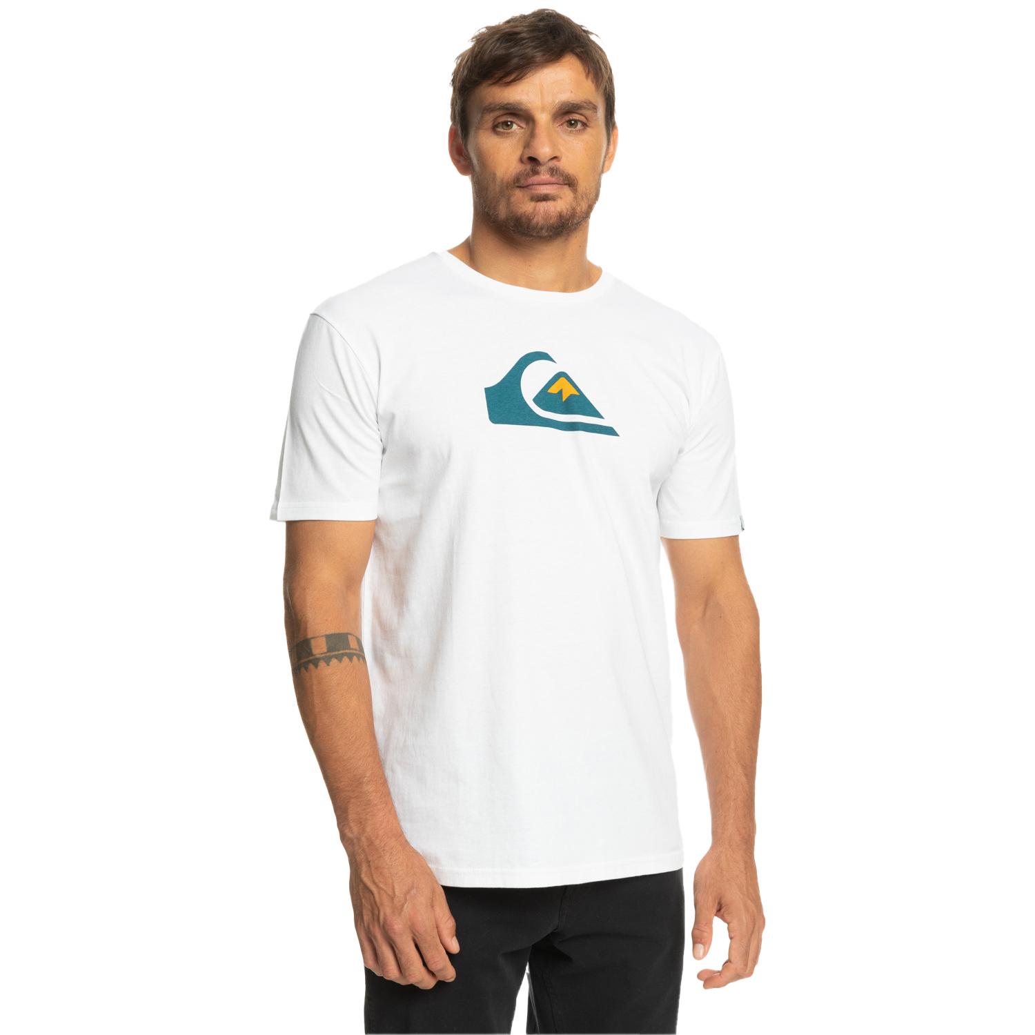 Quiksilver Complogo Erkek Beyaz Tişört