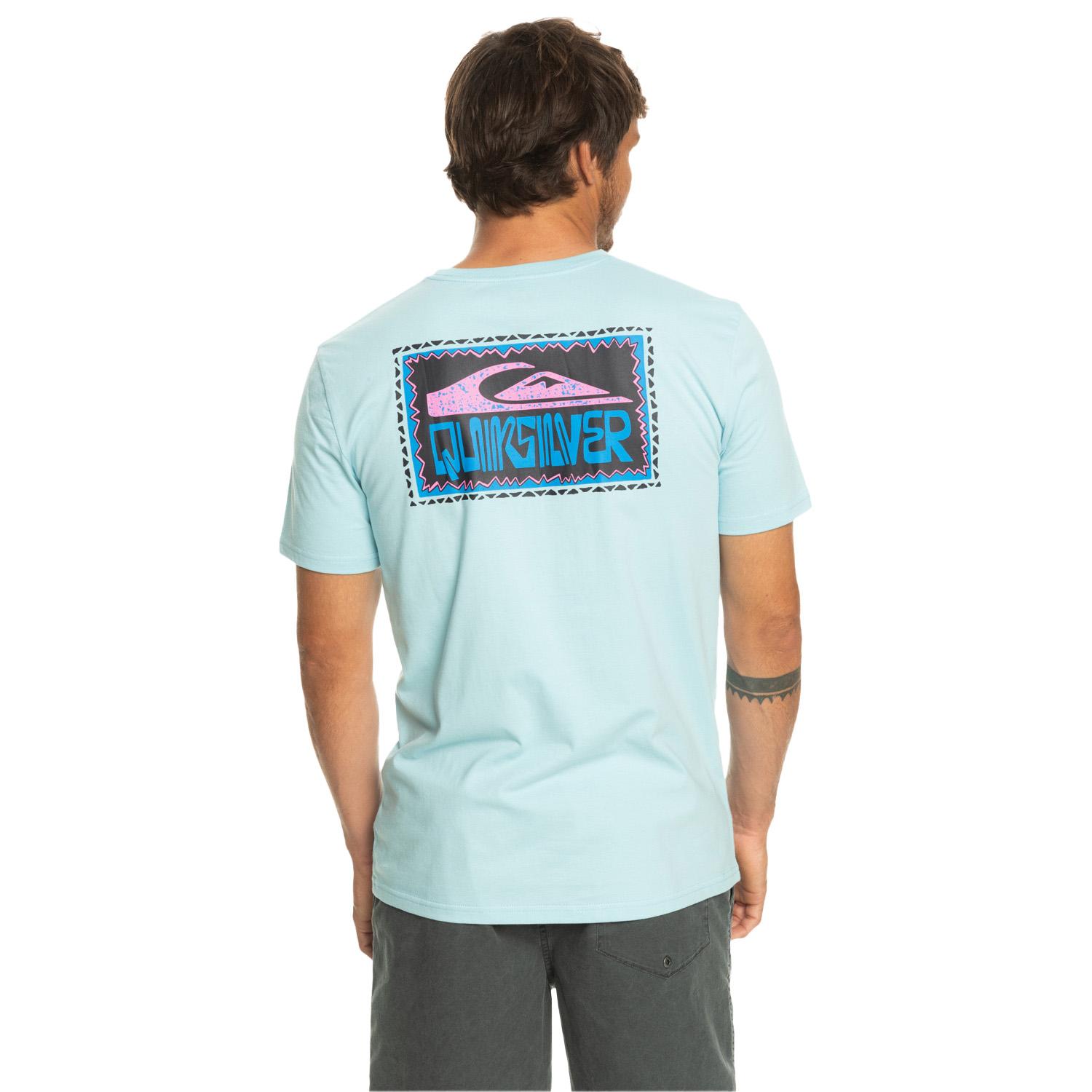 Quiksilver Warpedframes Erkek Mavi Tişört