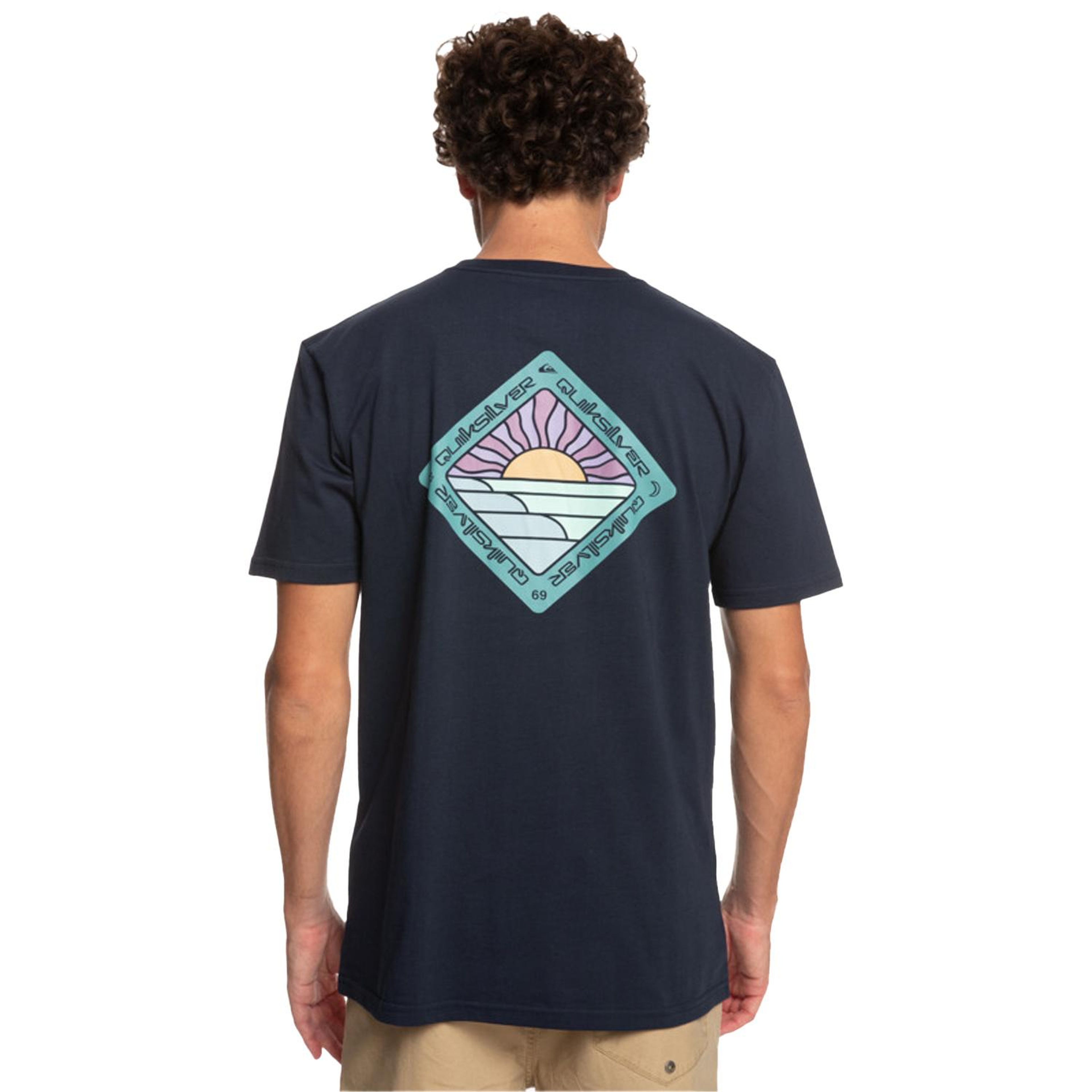 Quiksilver Scenicjourney Erkek Mavi Tişört