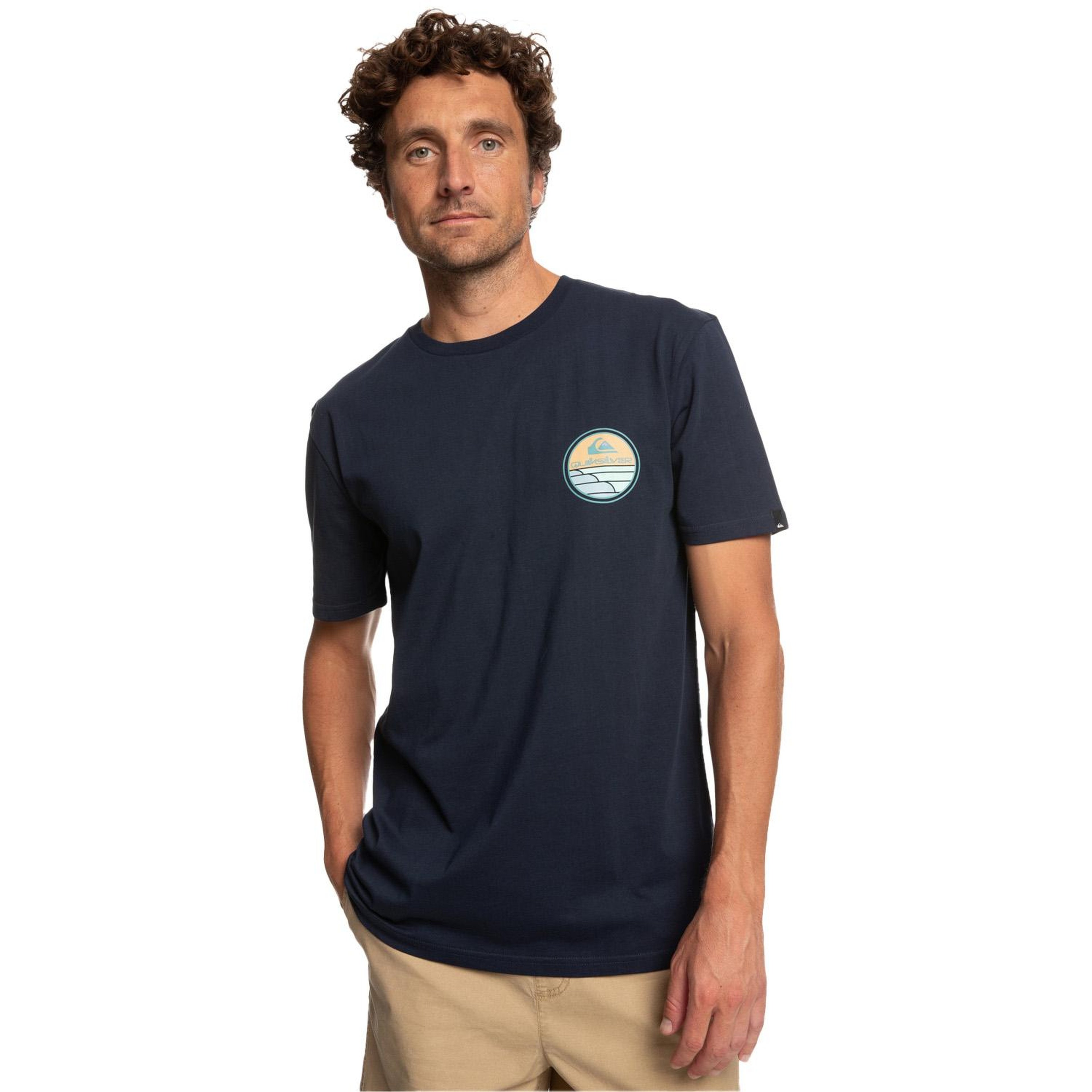 Quiksilver Scenicjourney Erkek Mavi Tişört
