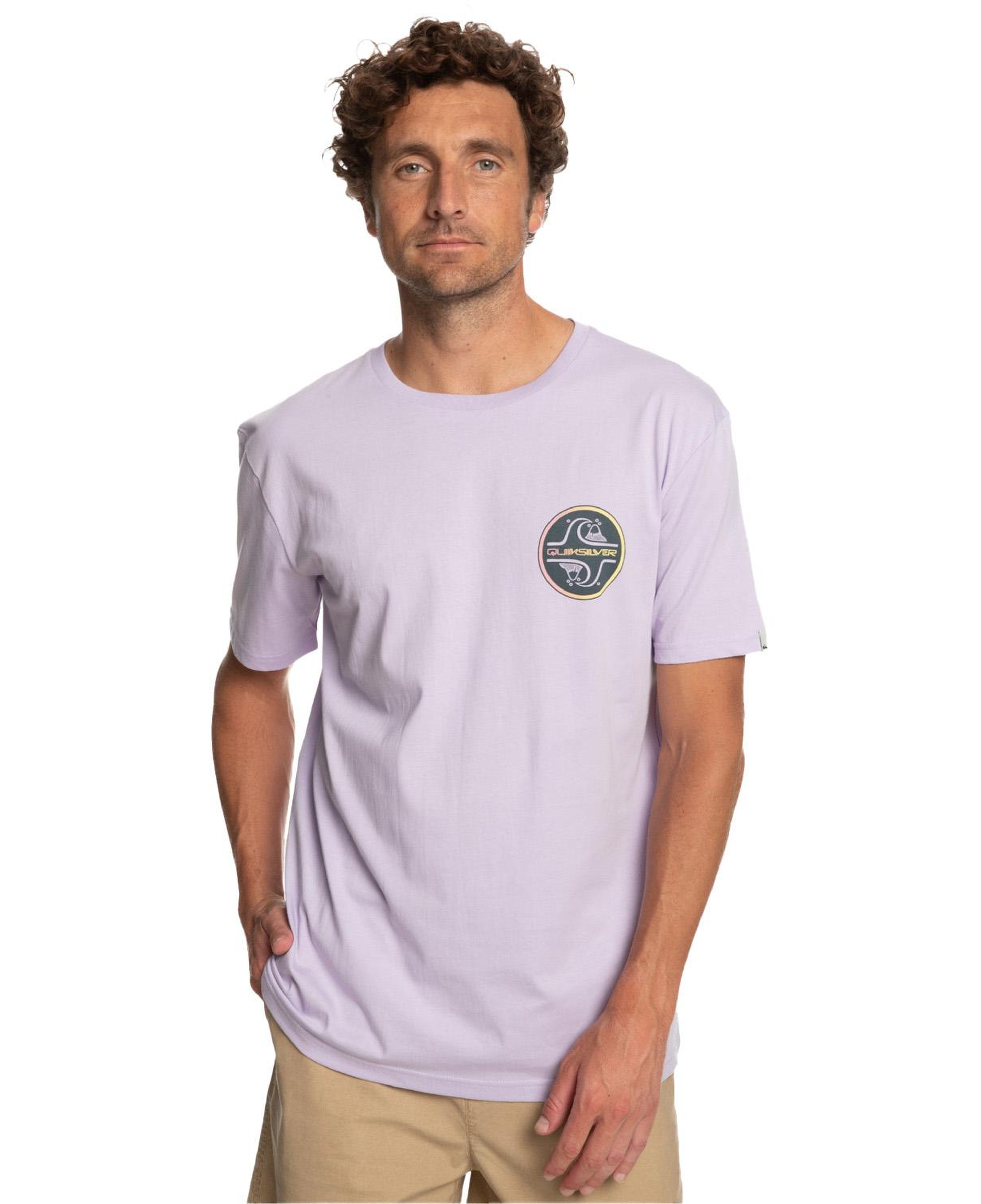 Quiksilver Corebubble Erkek Mor Tişört
