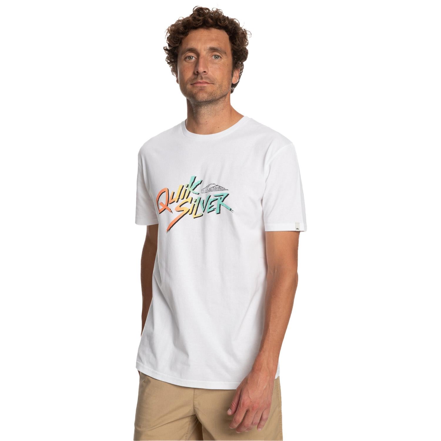 Quiksilver Signaturemove Erkek Beyaz Tişört