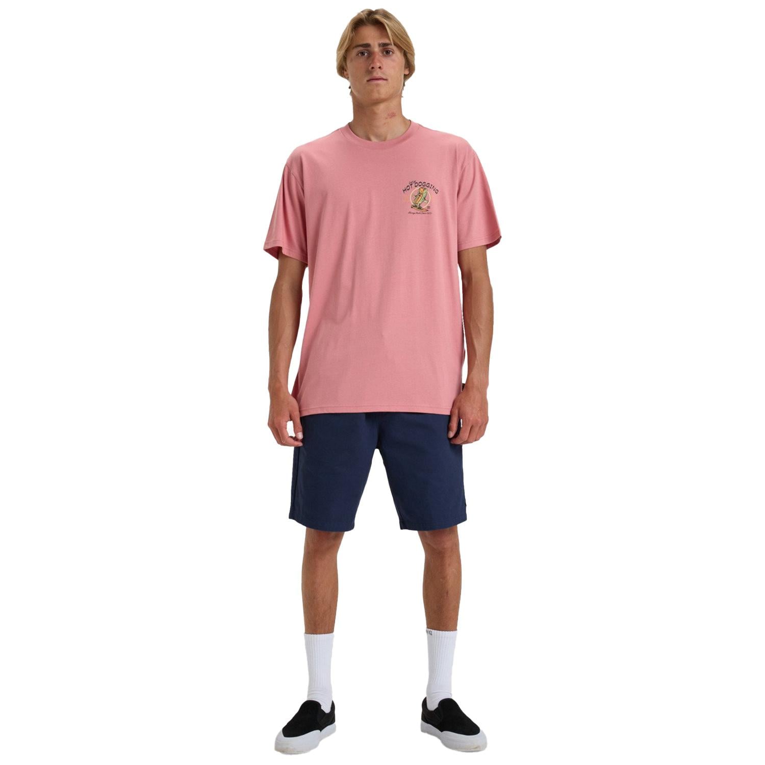 Billabong Lunch Break Erkek Pembe Tişört