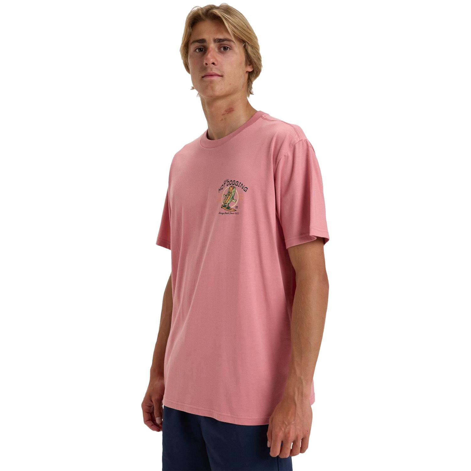 Billabong Lunch Break Erkek Pembe Tişört
