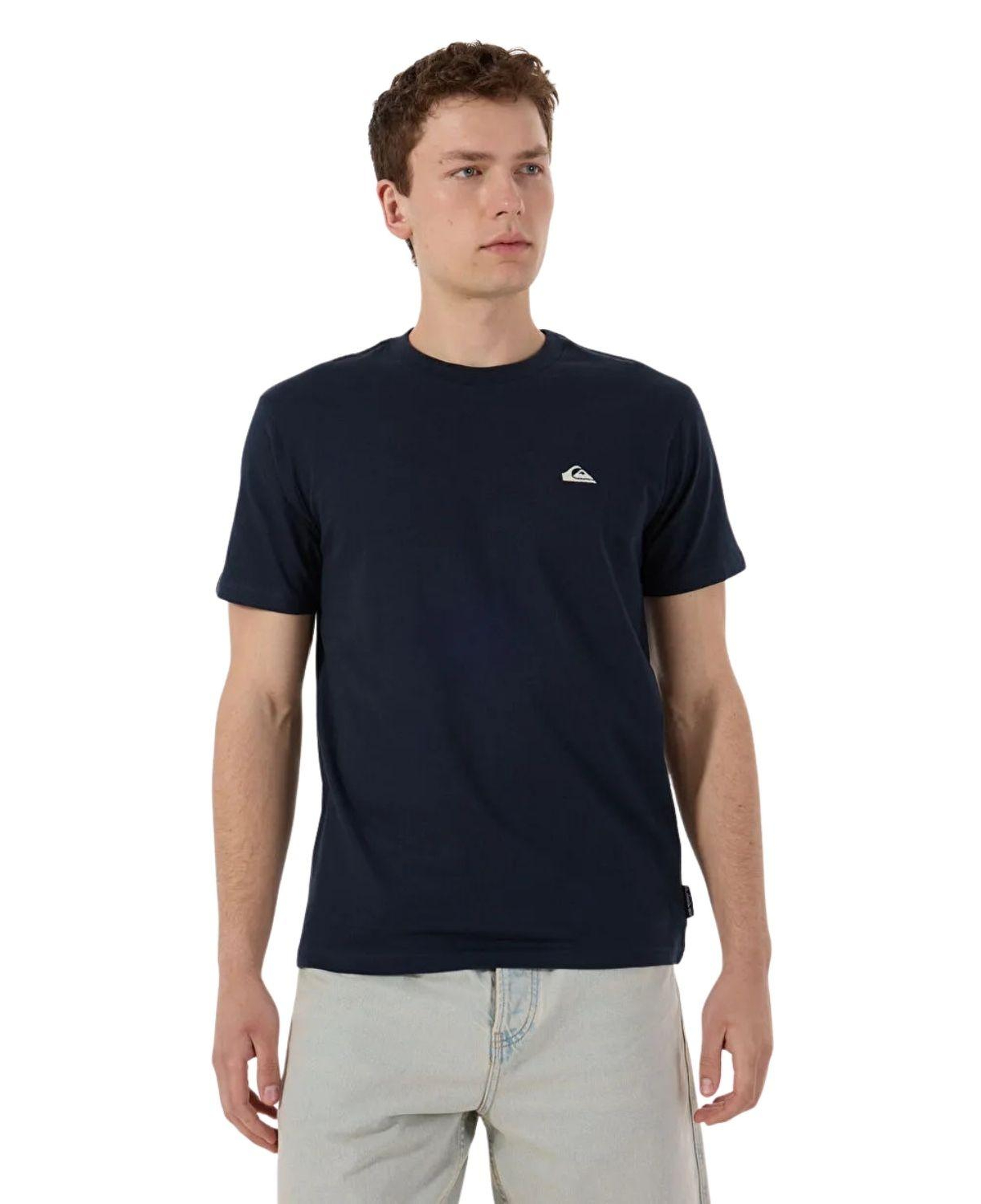 Quiksilver Basicscreenssym Erkek Mavi Tişört