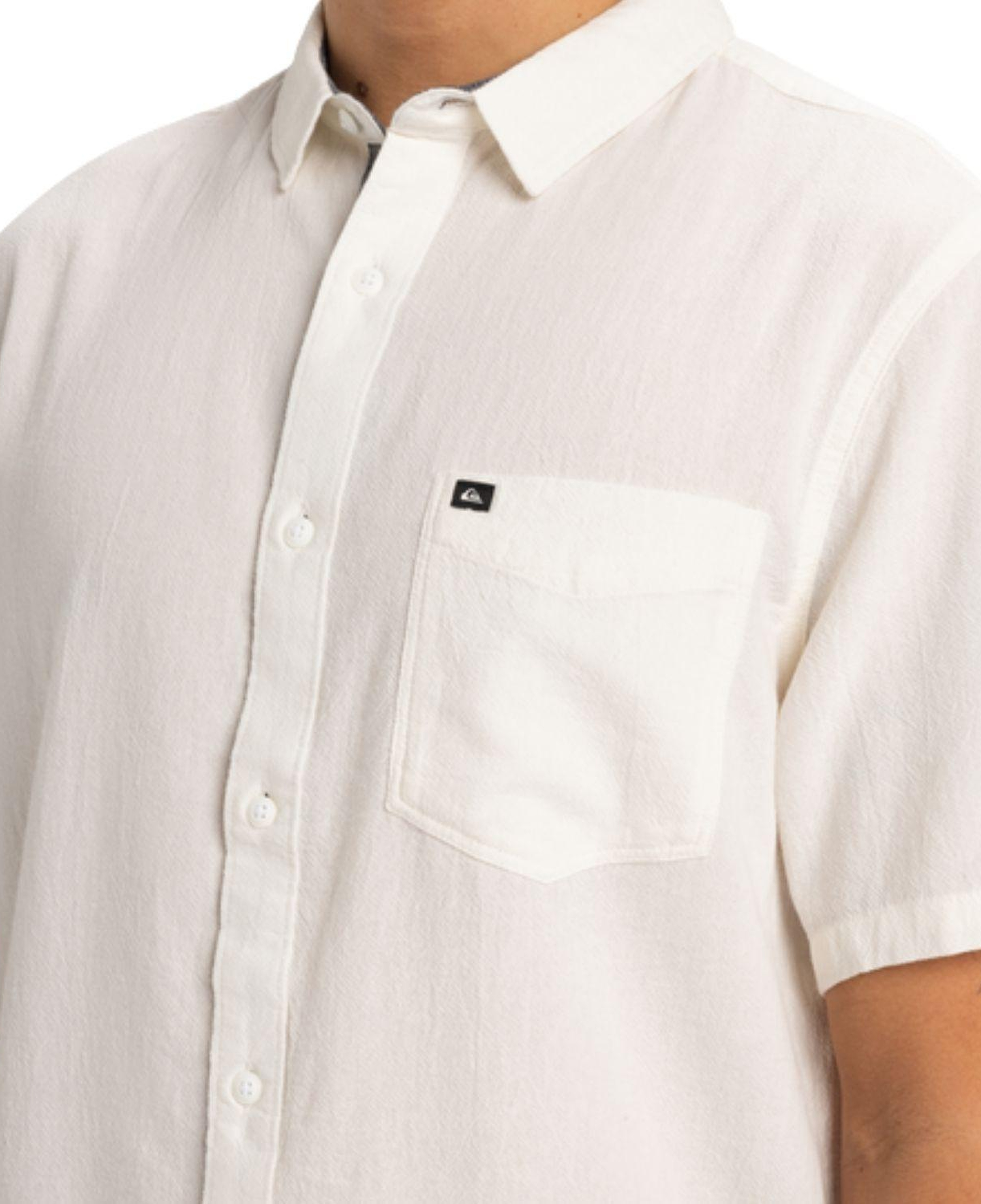 Quiksilver Timebox Erkek Beyaz Gömlek