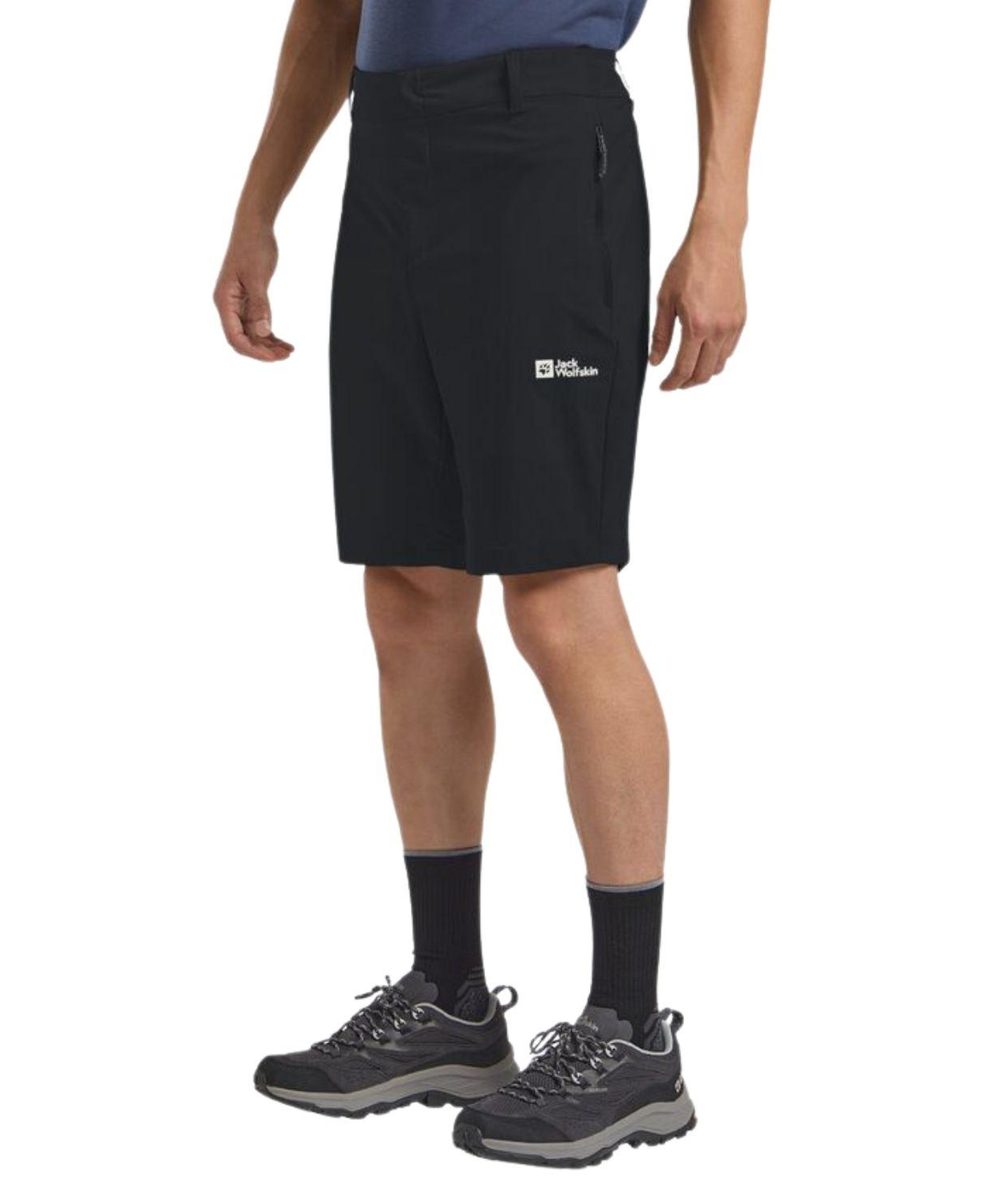 Jack Wolfskin Hikeout Shorts Erkek Siyah Şort
