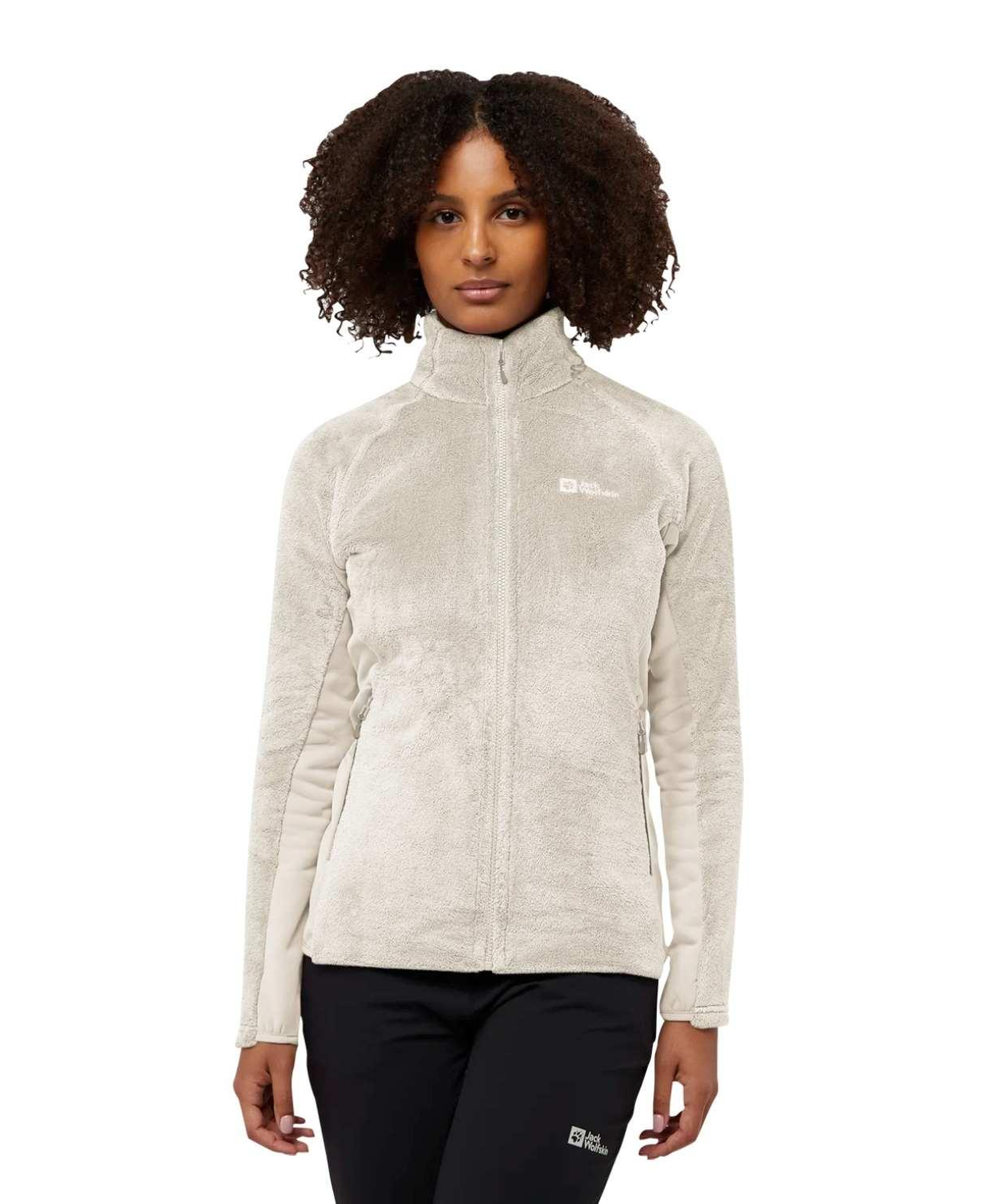 Jack Wolfskin Rotwand Fz Kadın Bej Polar Ceket