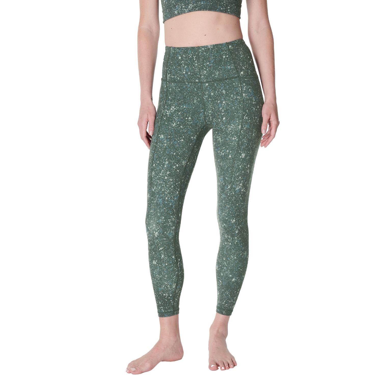 Sweaty Betty Super Soft 78 Yoga Leggings Kadın Yeşil Yoga Tayt