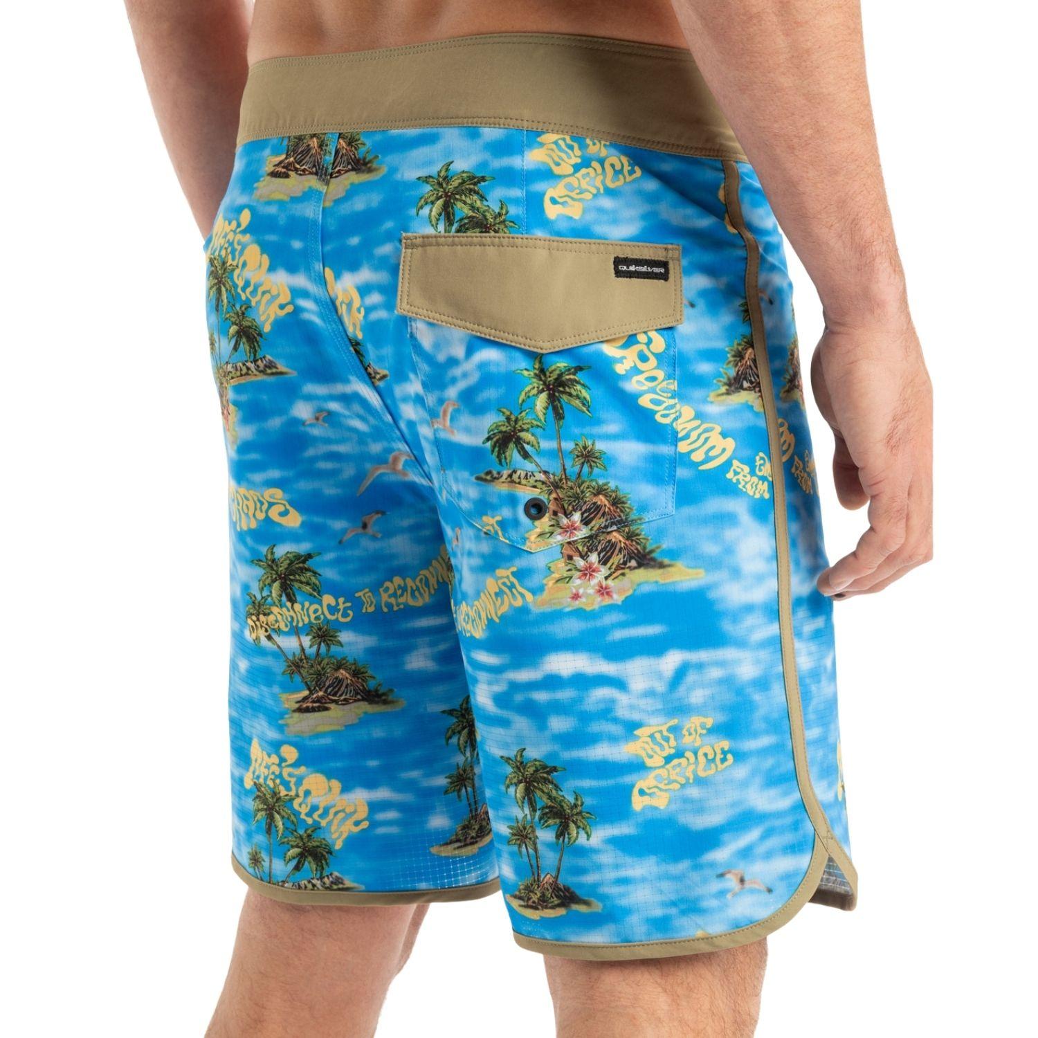 Quiksilver Highline Scallop 19 Erkek Astarsız Boardshort