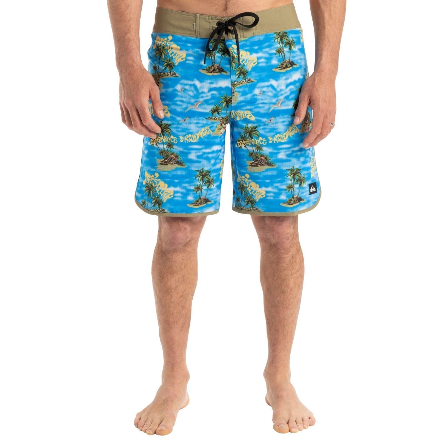 Quiksilver Highline Scallop 19 Erkek Astarsız Boardshort