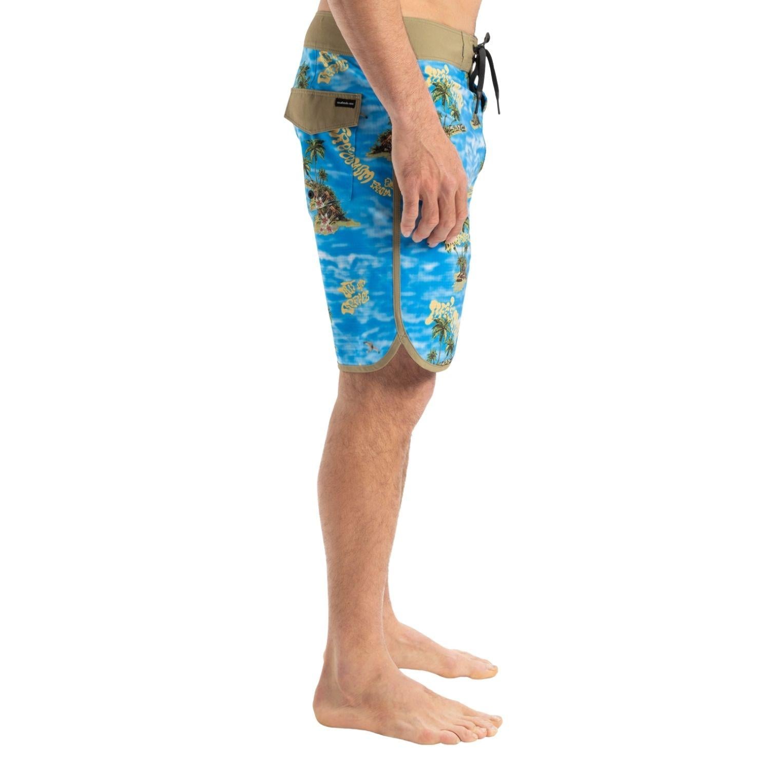 Quiksilver Highline Scallop 19 Erkek Astarsız Boardshort