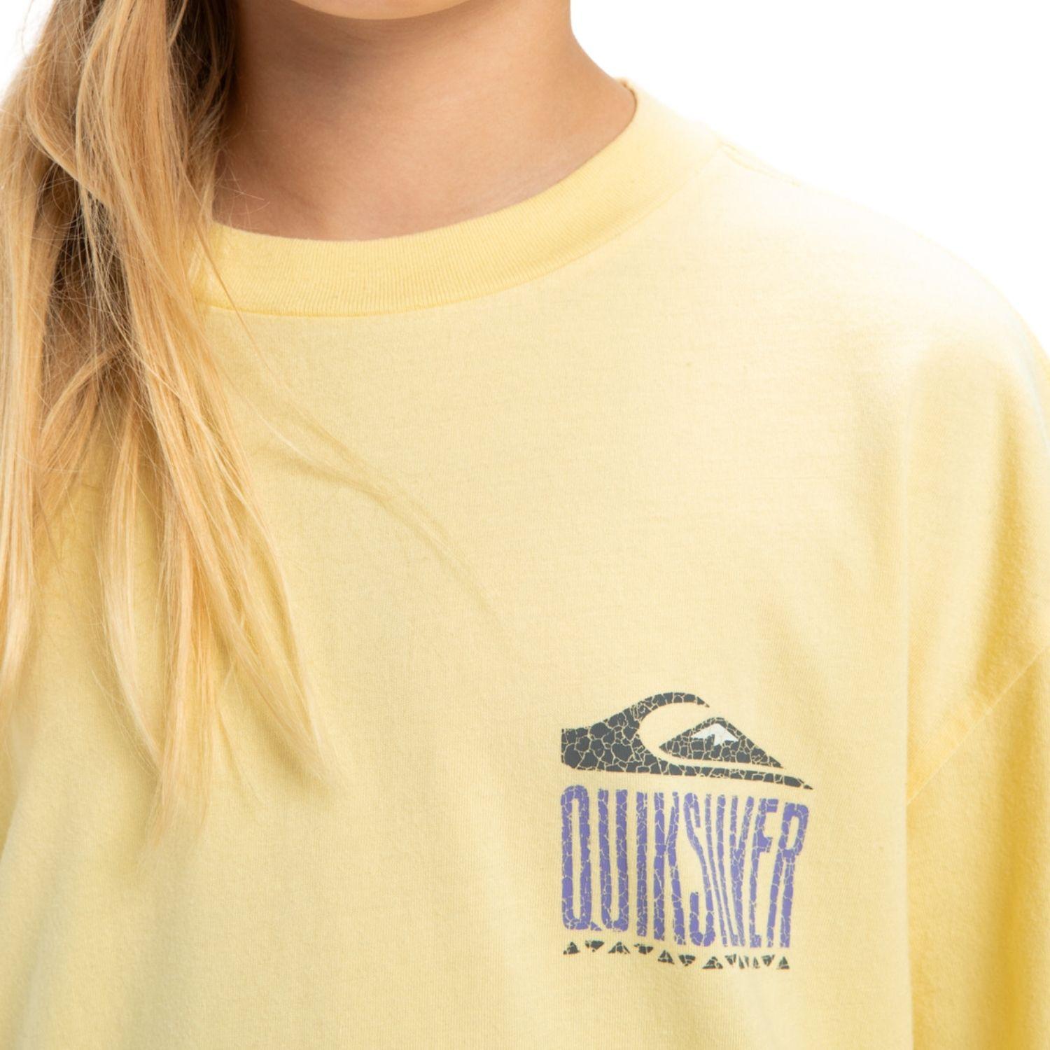 Quiksilver Gh Qs World Force Erkek Çocuk Sarı Tişört