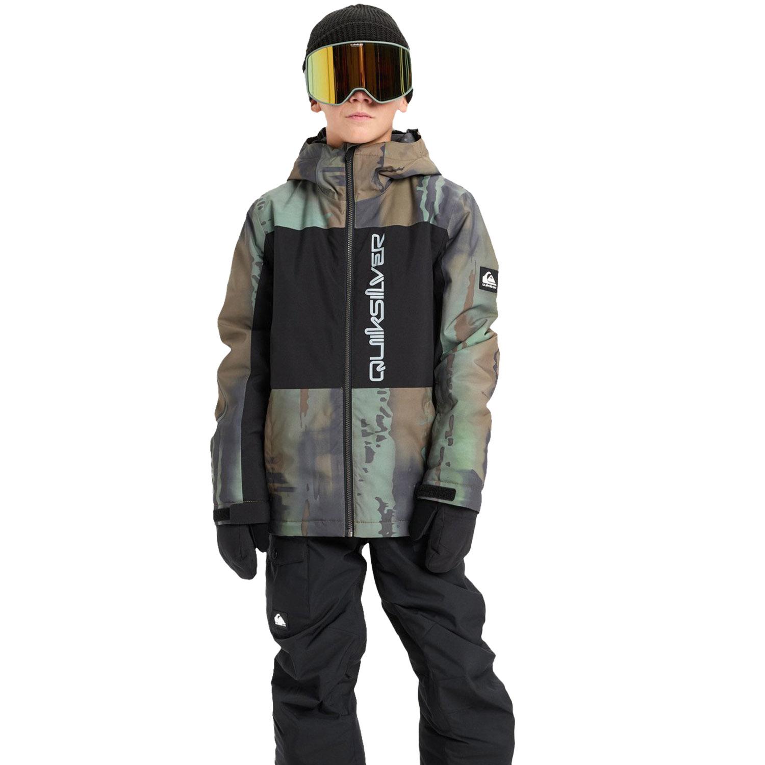 Quiksilver Side Hit Block Youth Erkek Çocuk Snowboard Ceketi