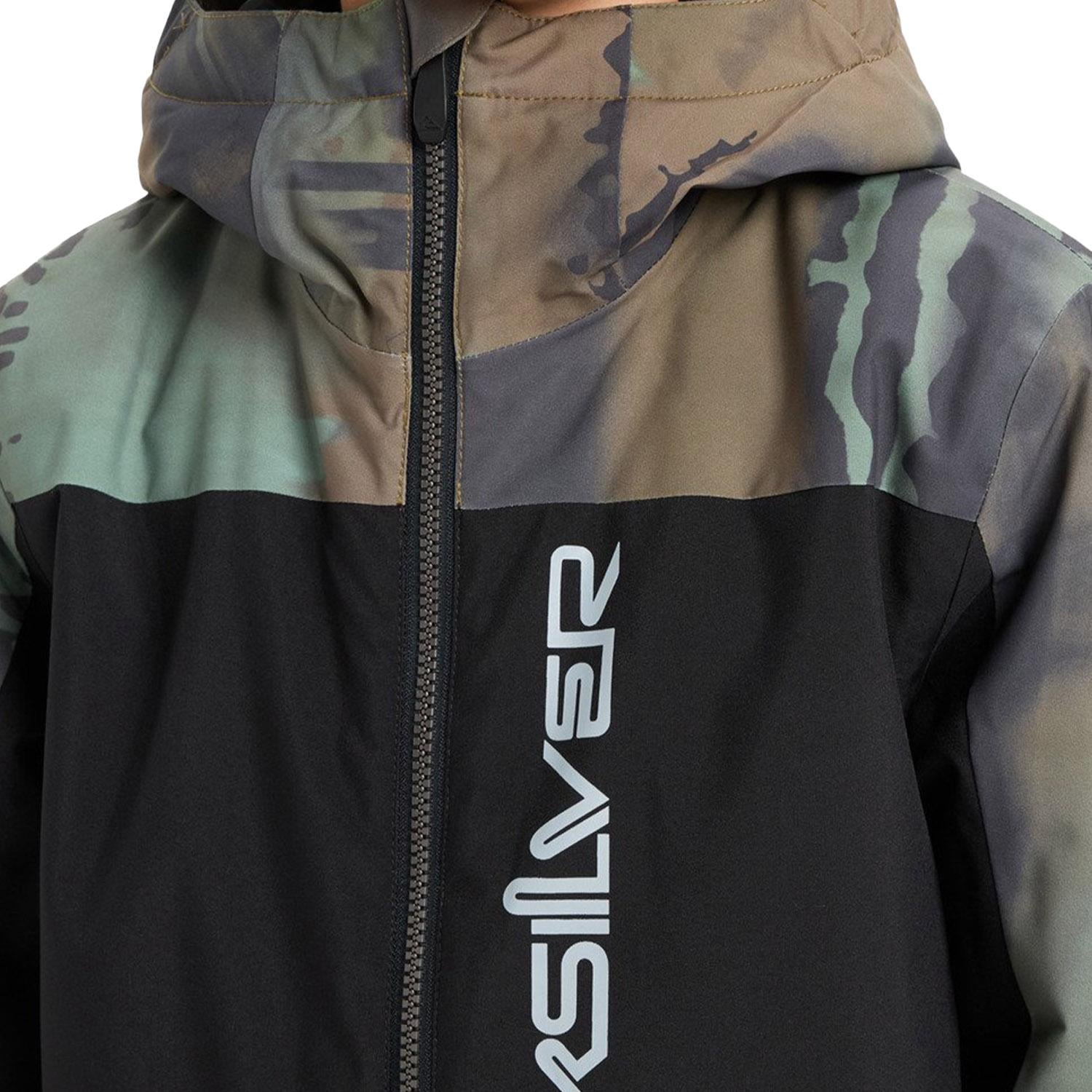 Quiksilver Side Hit Block Youth Erkek Çocuk Snowboard Ceketi