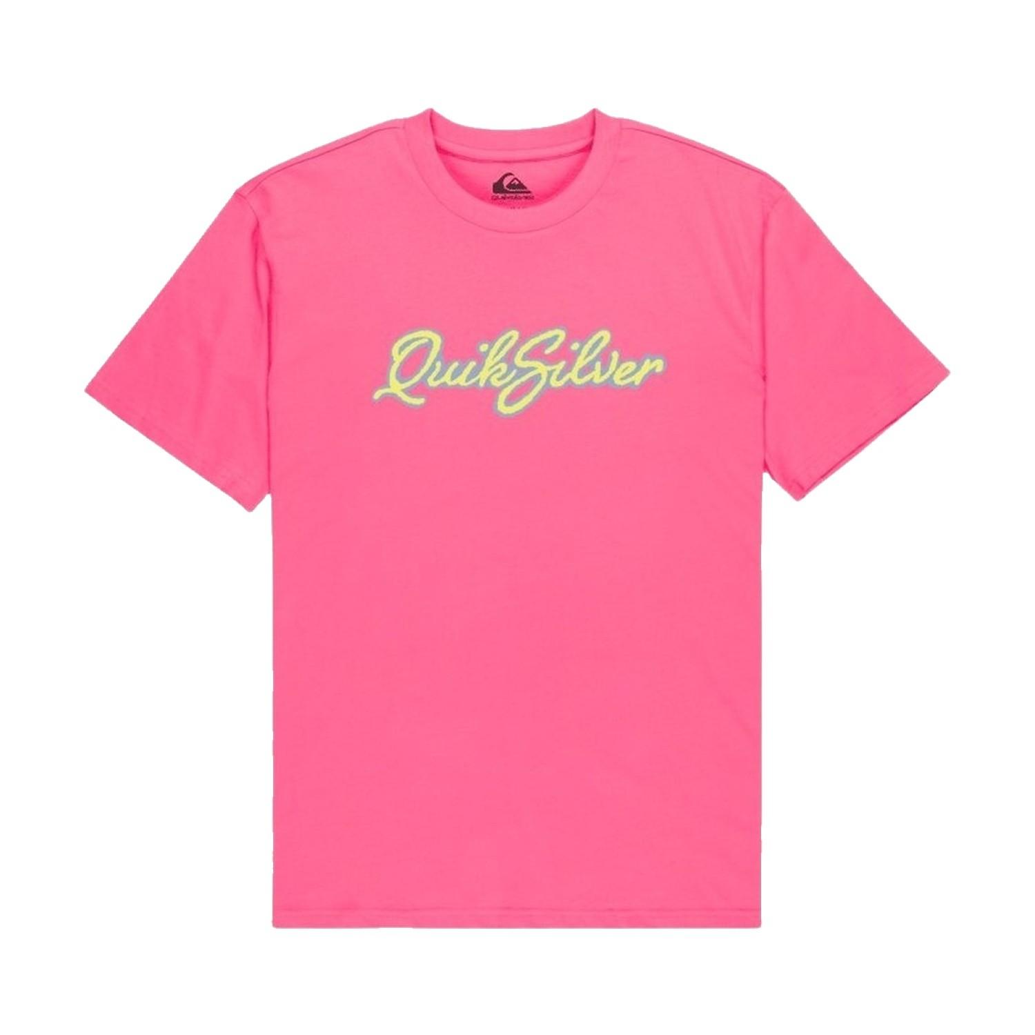 Quiksilver Malibu Erkek Pembe Tişört