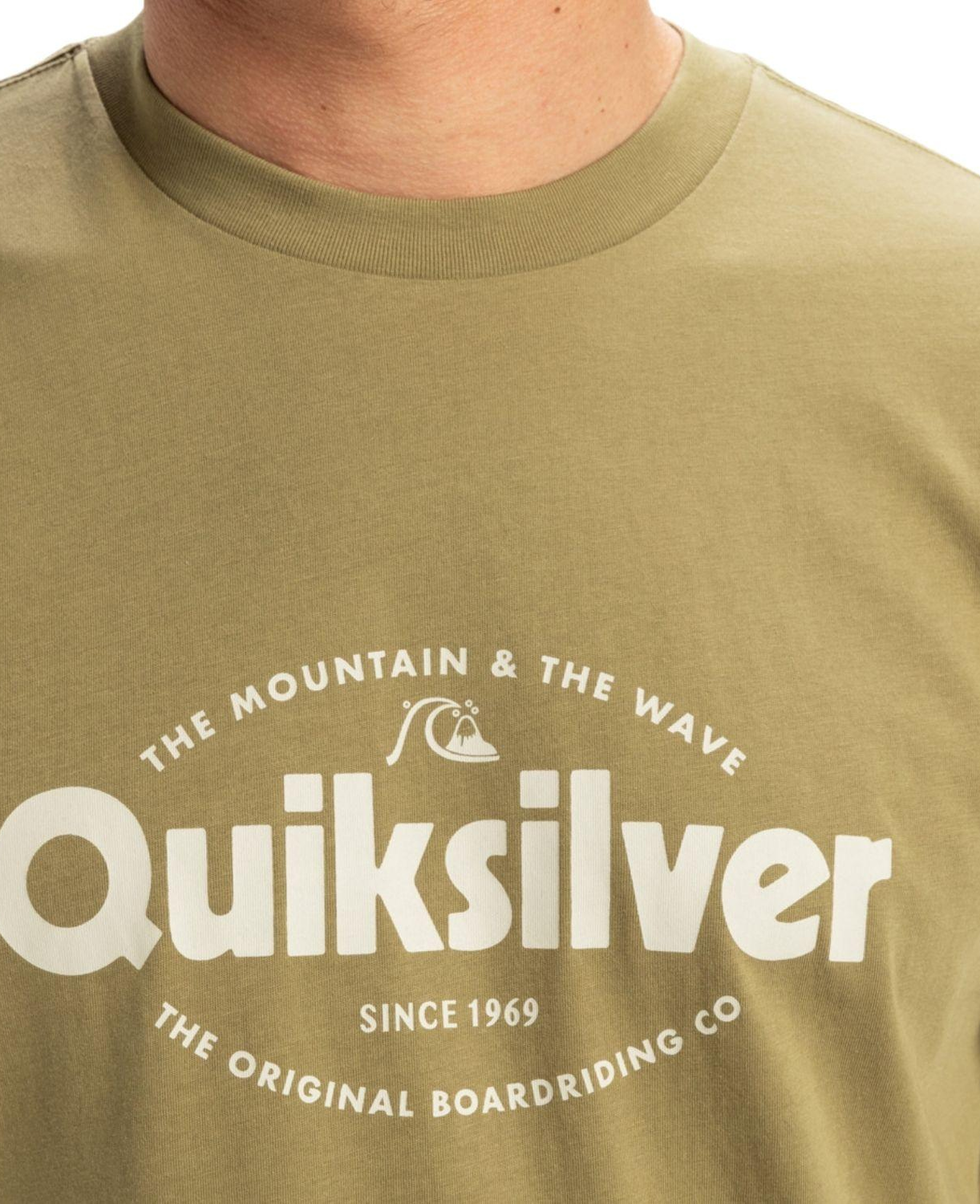 Quiksilver Ev Shape All Day Erkek Yeşil Tişört
