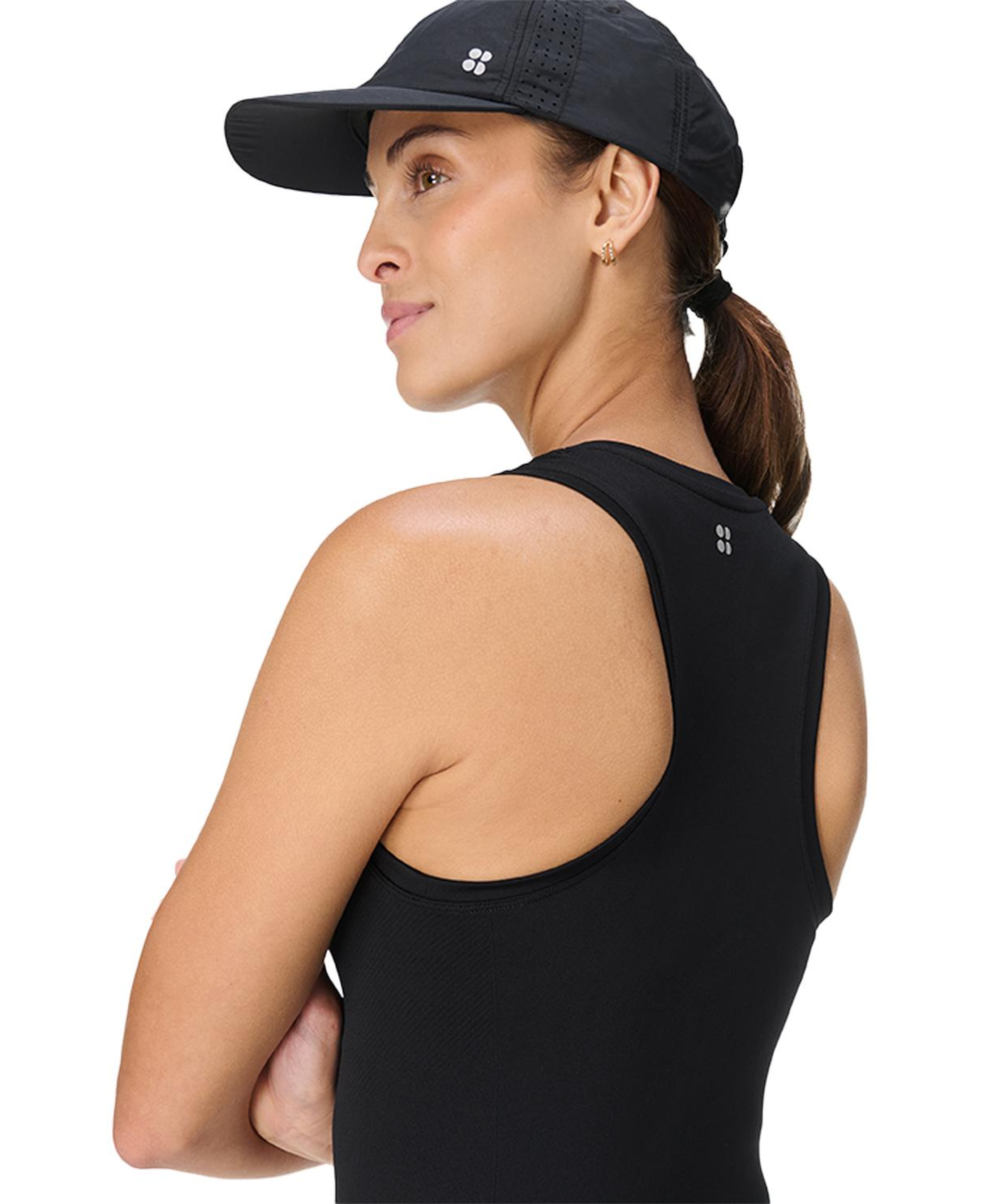 Sweaty Betty Athlete Crop Seamless Workout Kadın Fitness Tişört