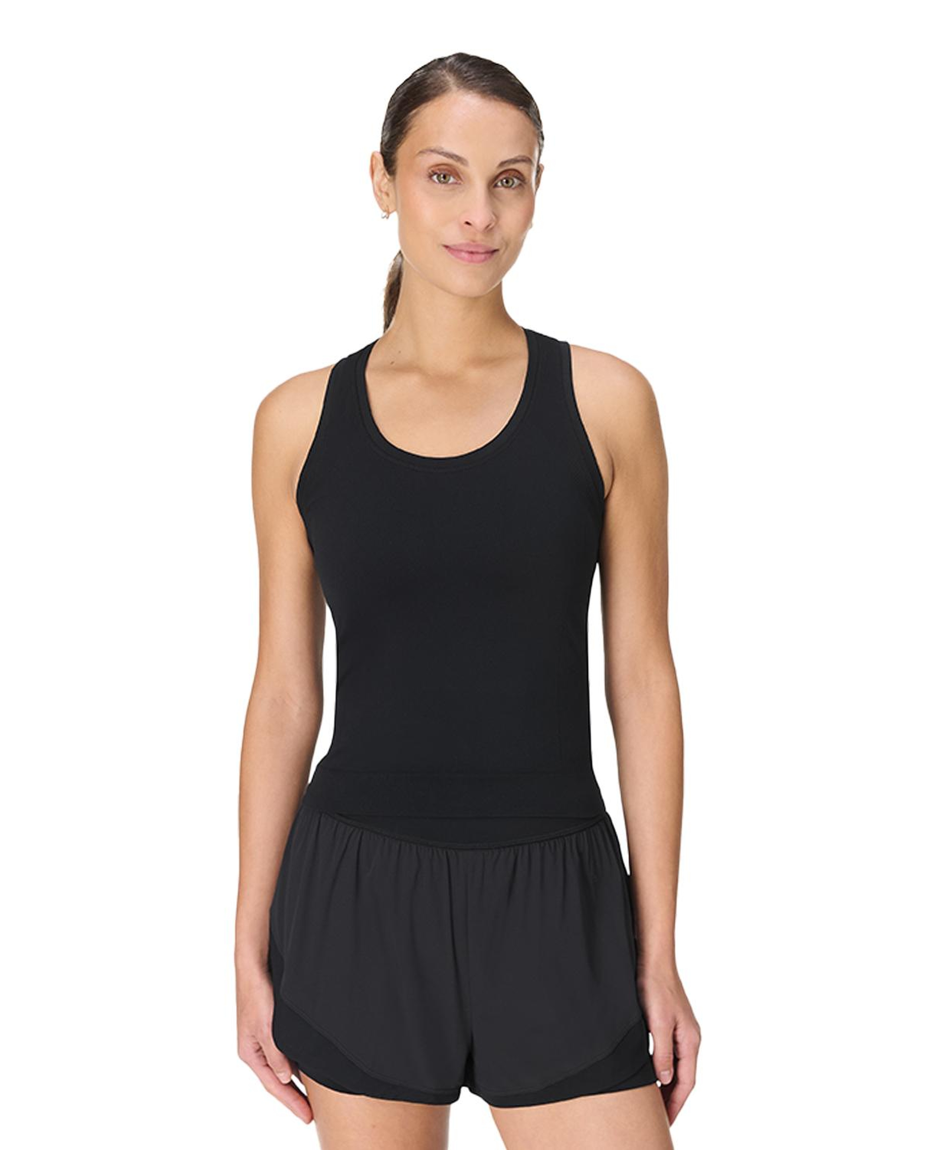 Sweaty Betty Athlete Crop Seamless Workout Kadın Fitness Tişört