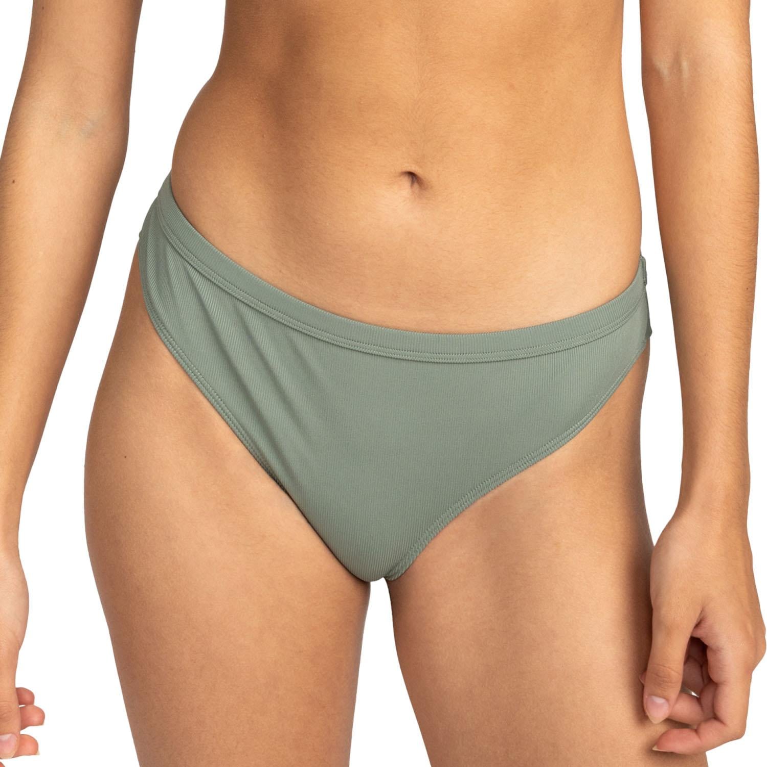 Roxy Pro The Snap Turn Cheeky Kadın Yeşil Bikini Alt