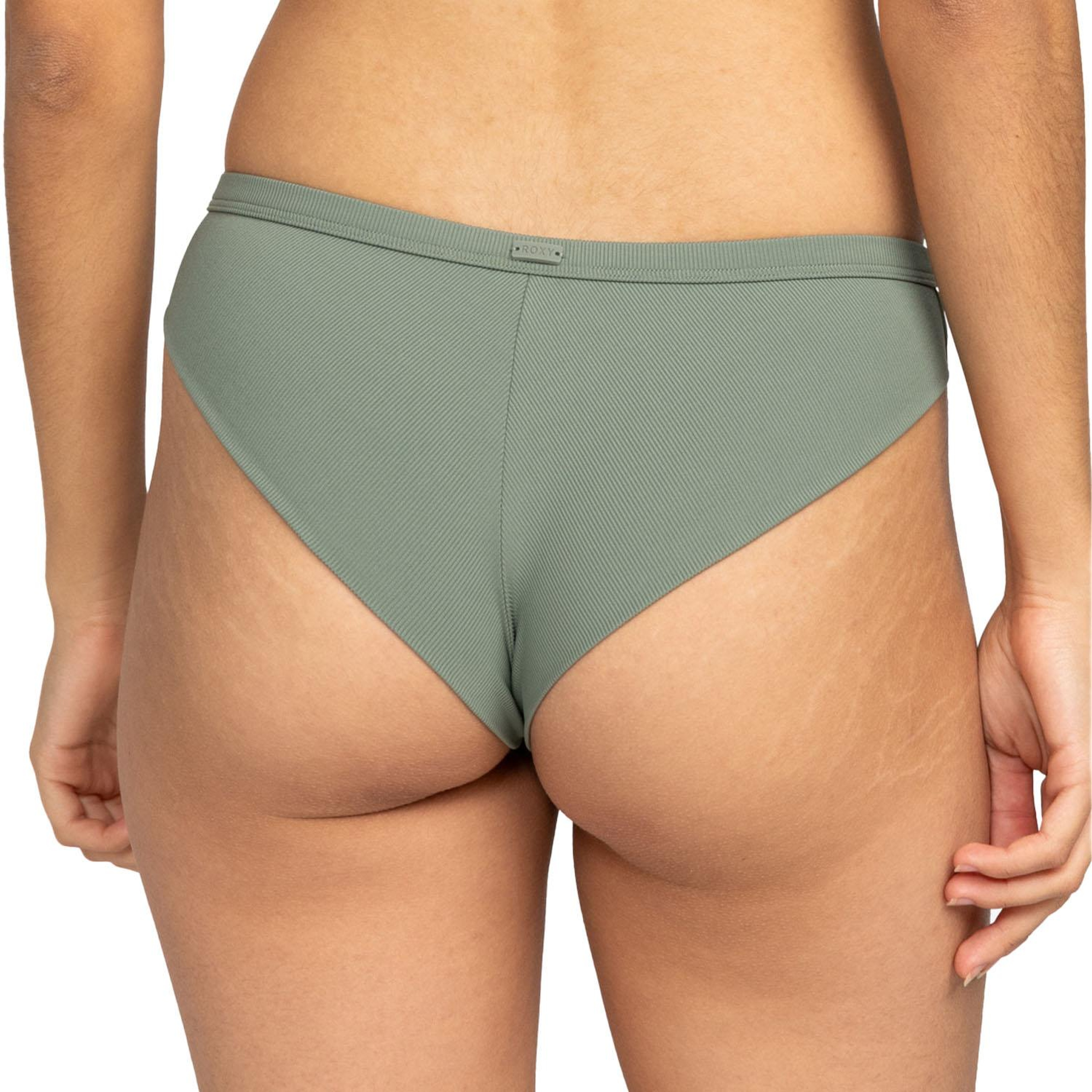 Roxy Pro The Snap Turn Cheeky Kadın Yeşil Bikini Alt