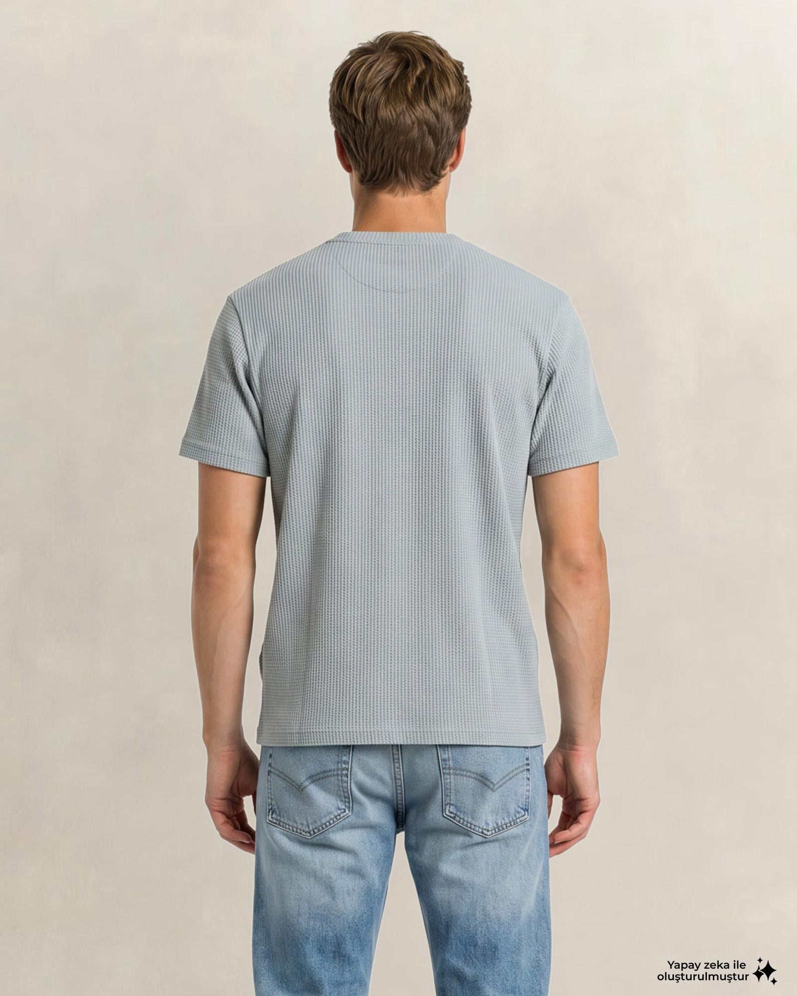 GANT Erkek Yeşil Bisiklet Yaka Regular Fit Logolu T-Shirt