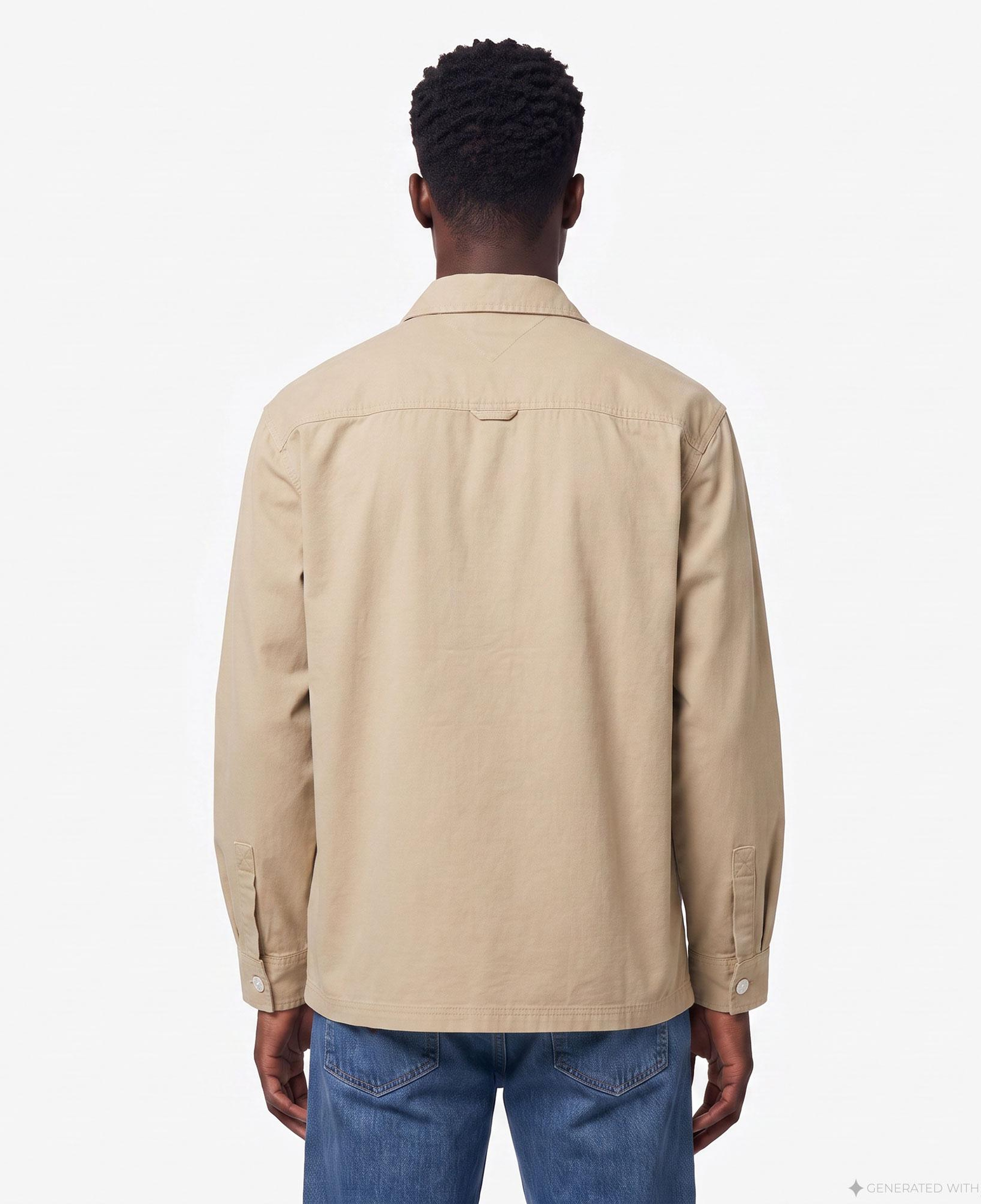 Tommy Hilfiger Essential Overshirt Ext Erkek Sarı T-Shirt