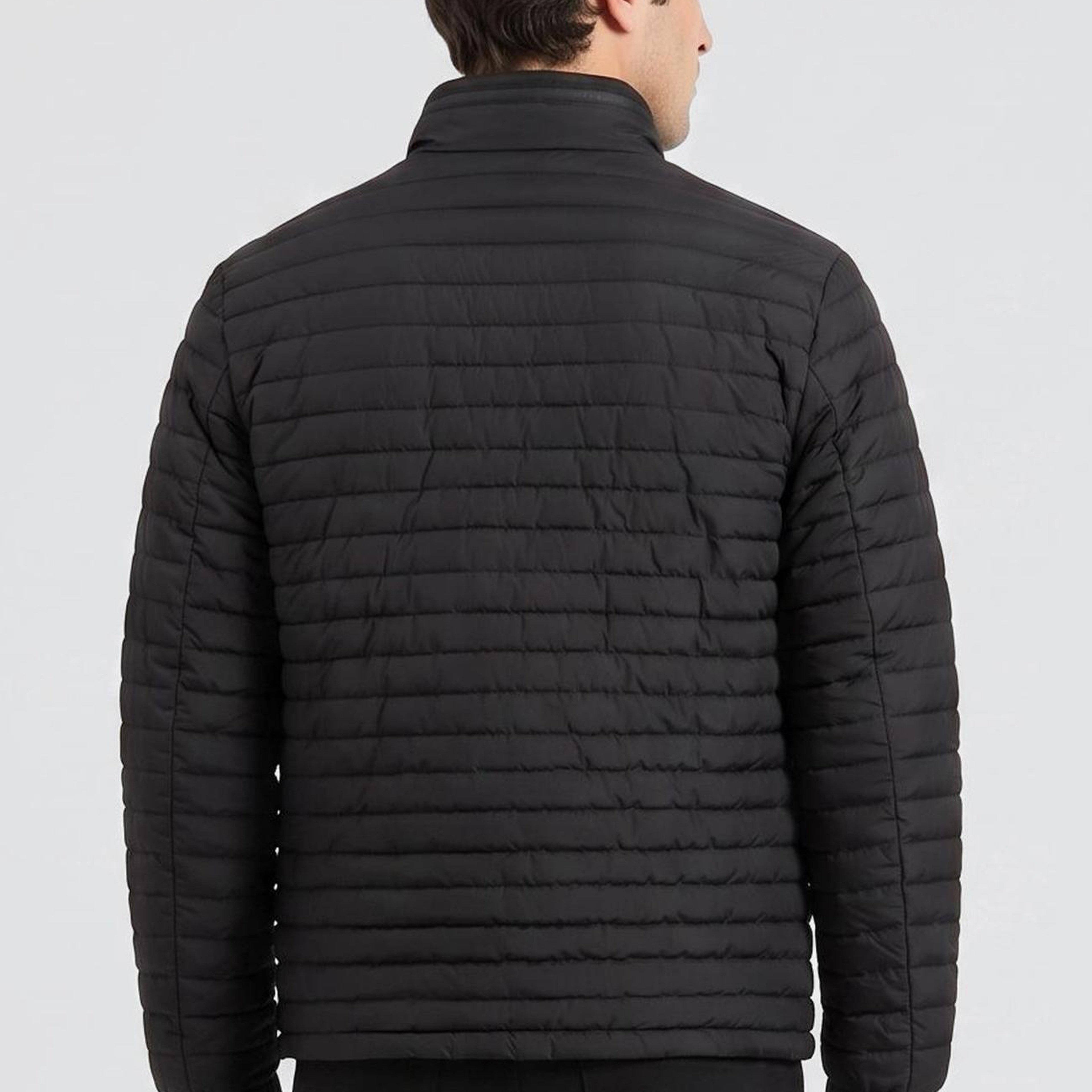 Network Erkek Siyah Puffer Mont