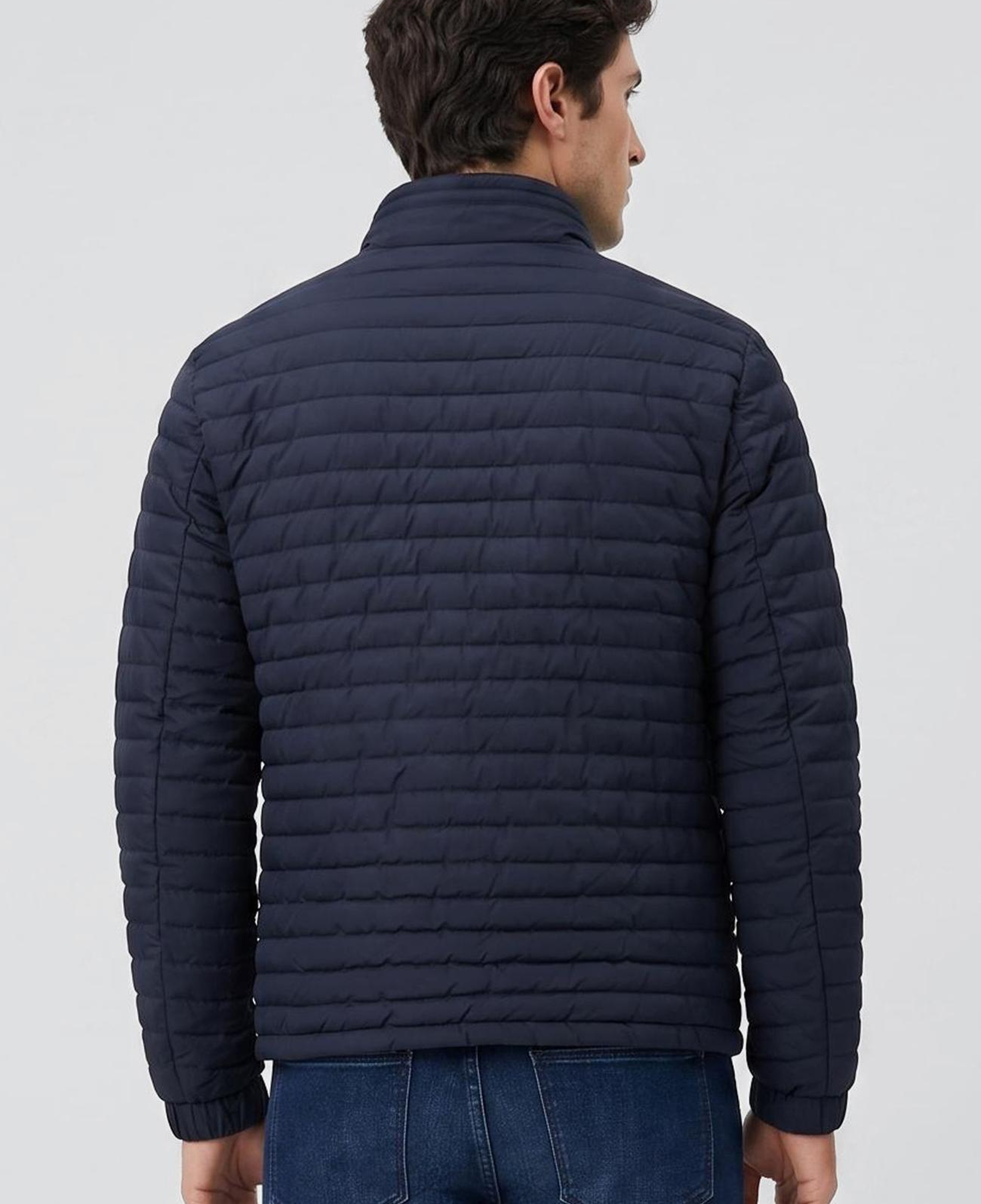 Network Erkek Lacivert Puffer Mont